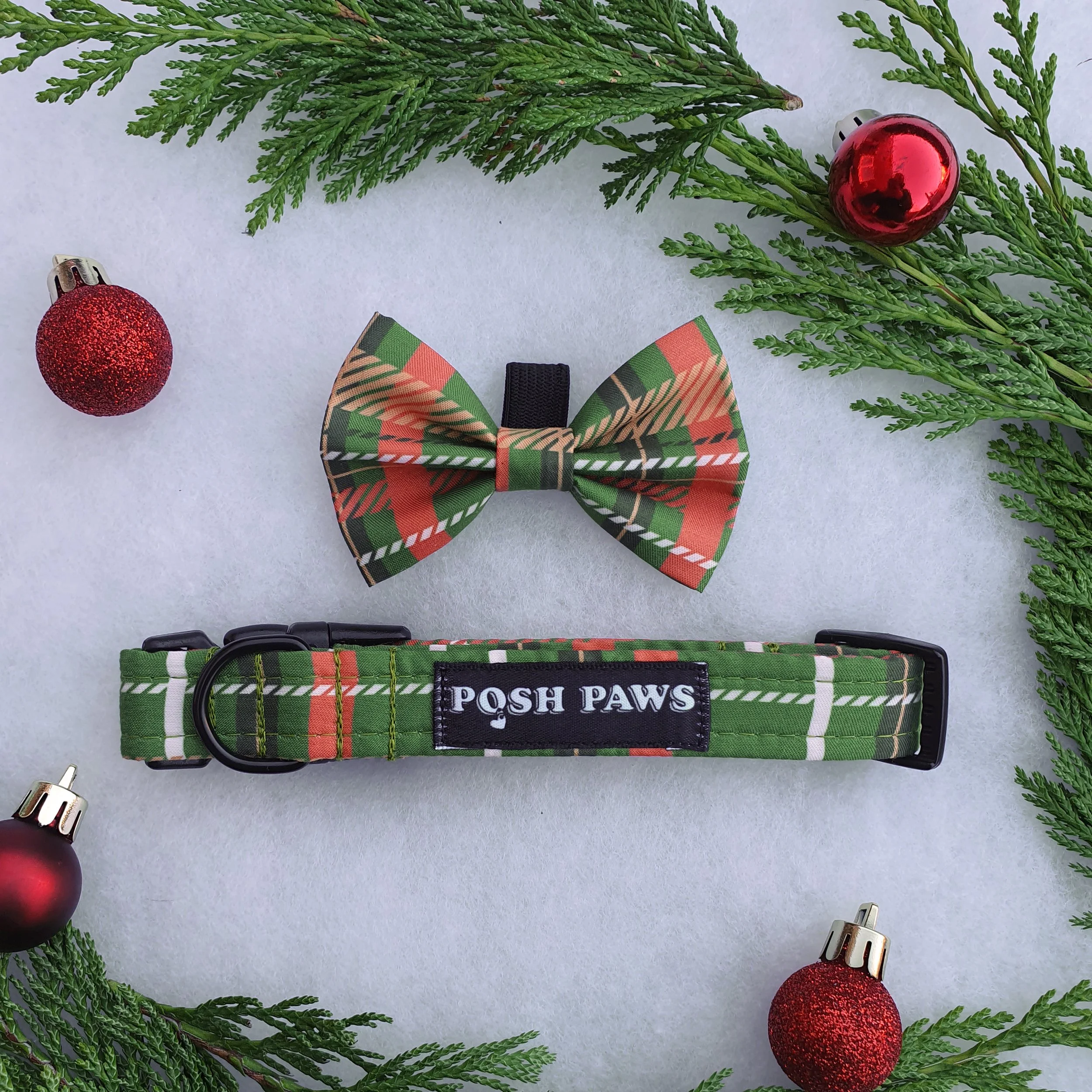 It's beginning to look a lot like Tartan Dog Collar
