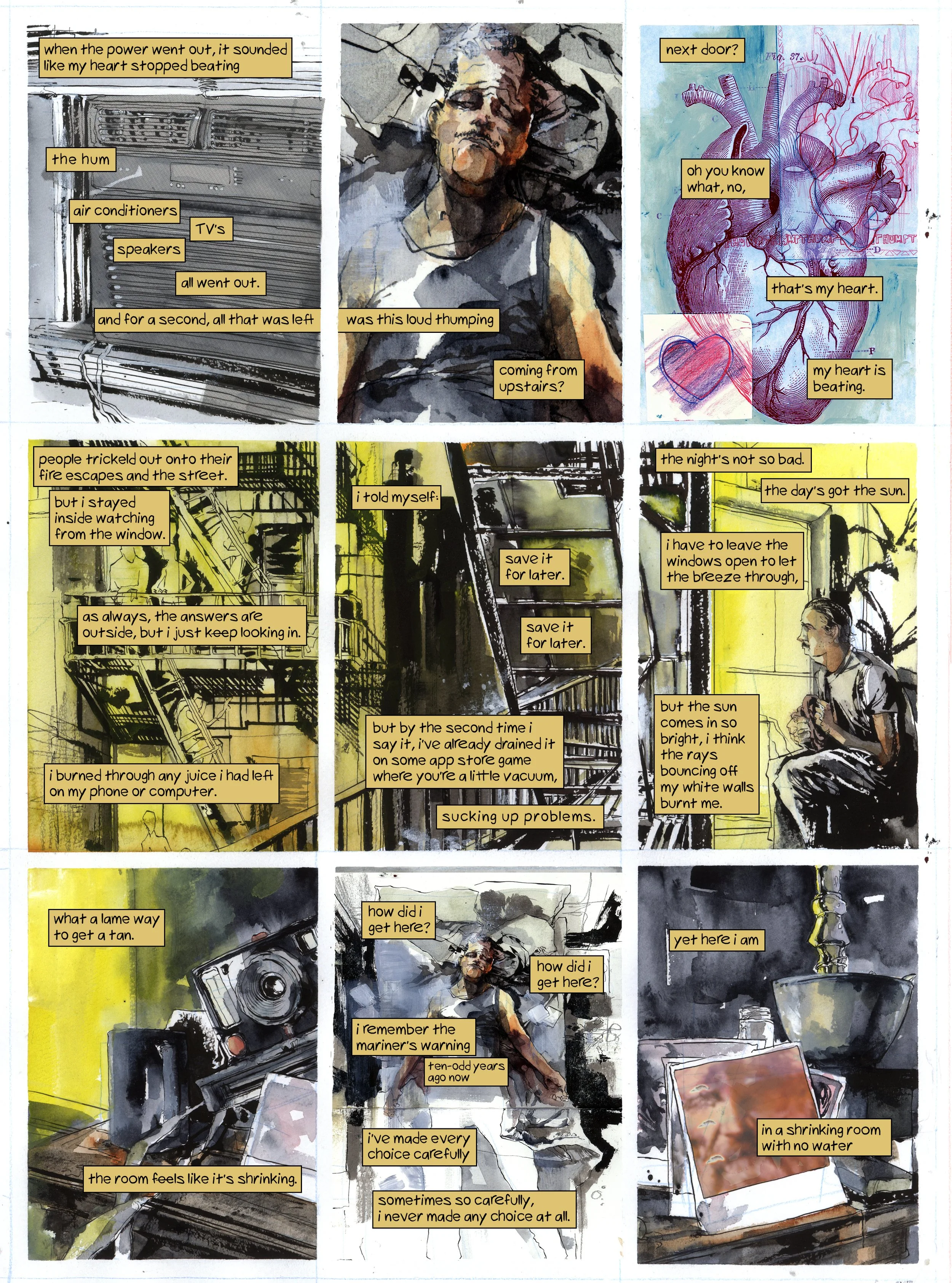 Mariner page - art by Jonathan Marks Barravecchia 