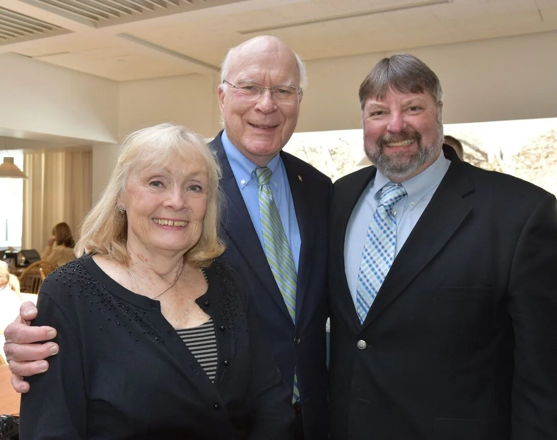Senator Patrick Leahy, his wife Marcelle and I.jpg