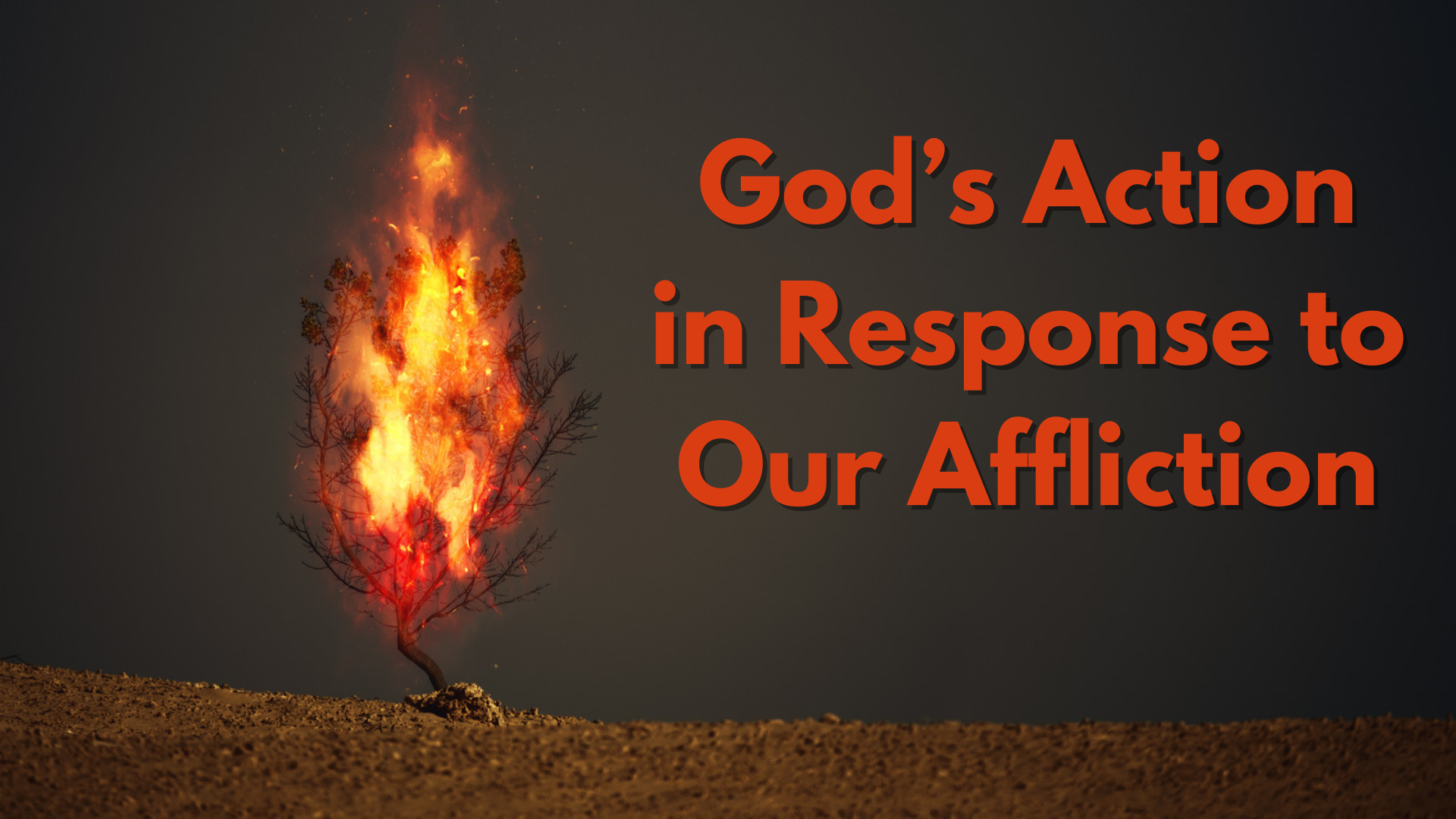 God’s Action in Response to Our Affliction