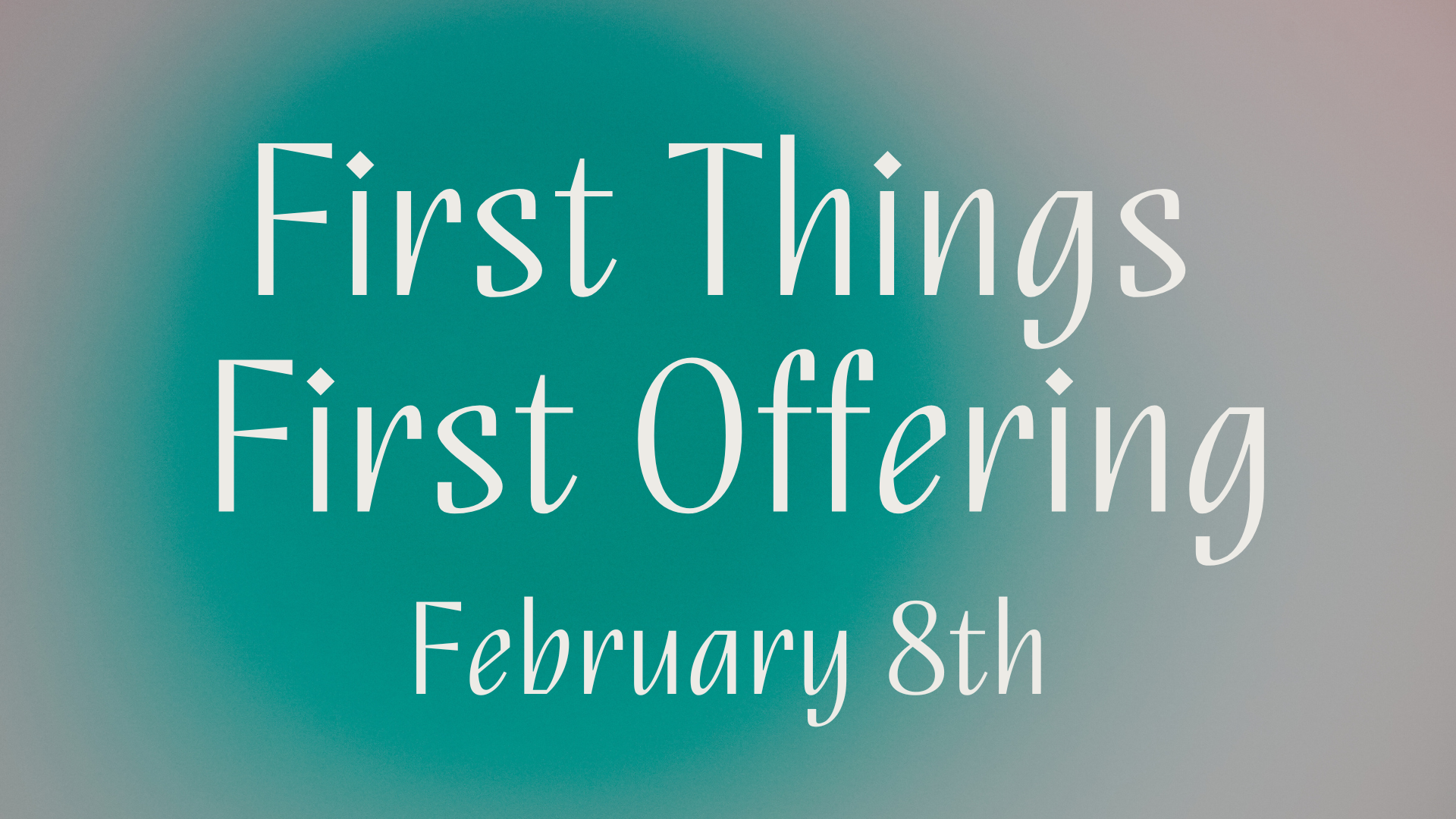 Teal Orange Gradient Living Water Sunday Sermon Church Presentation.png