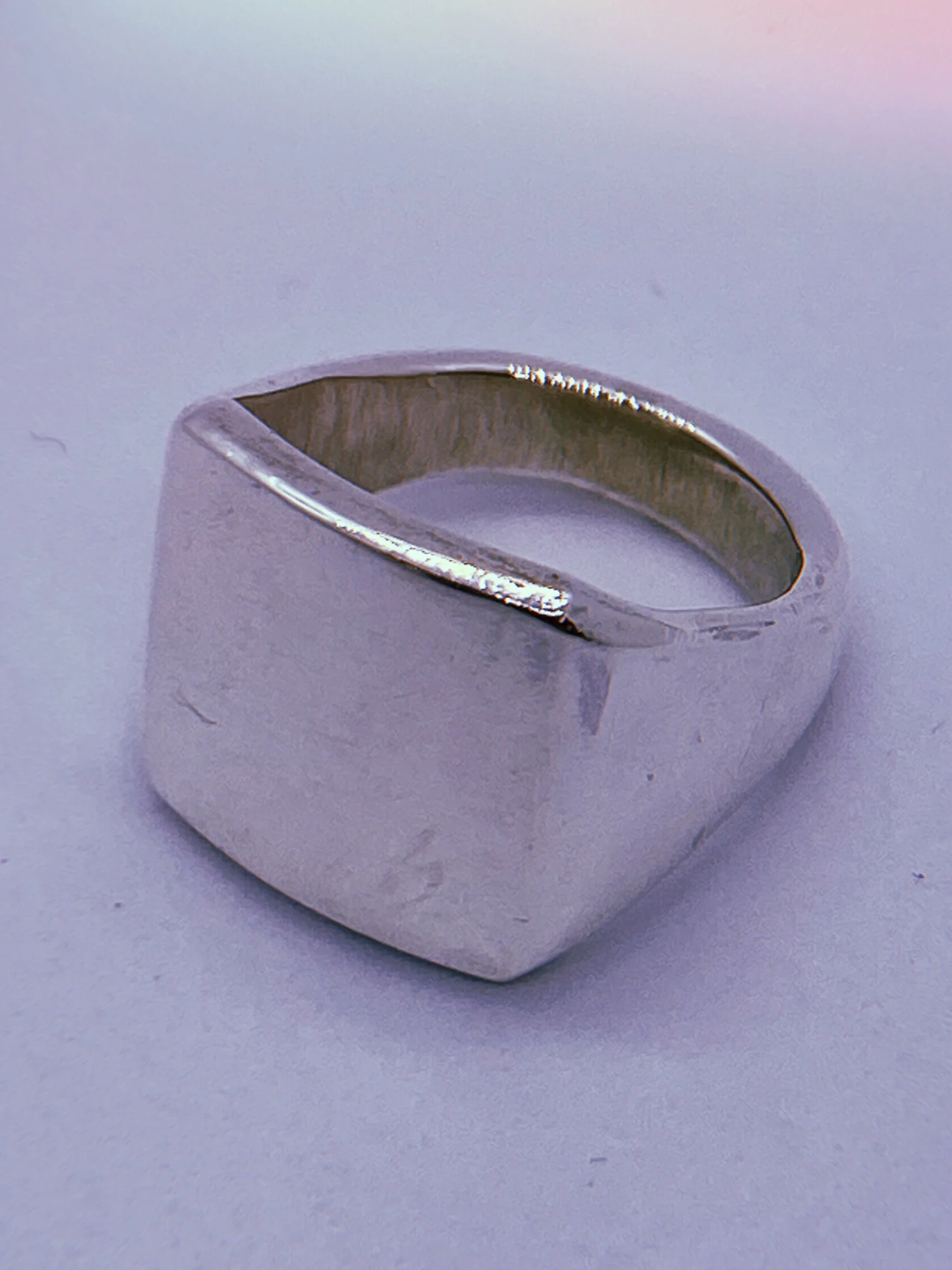 Sterling Silver Square Signet