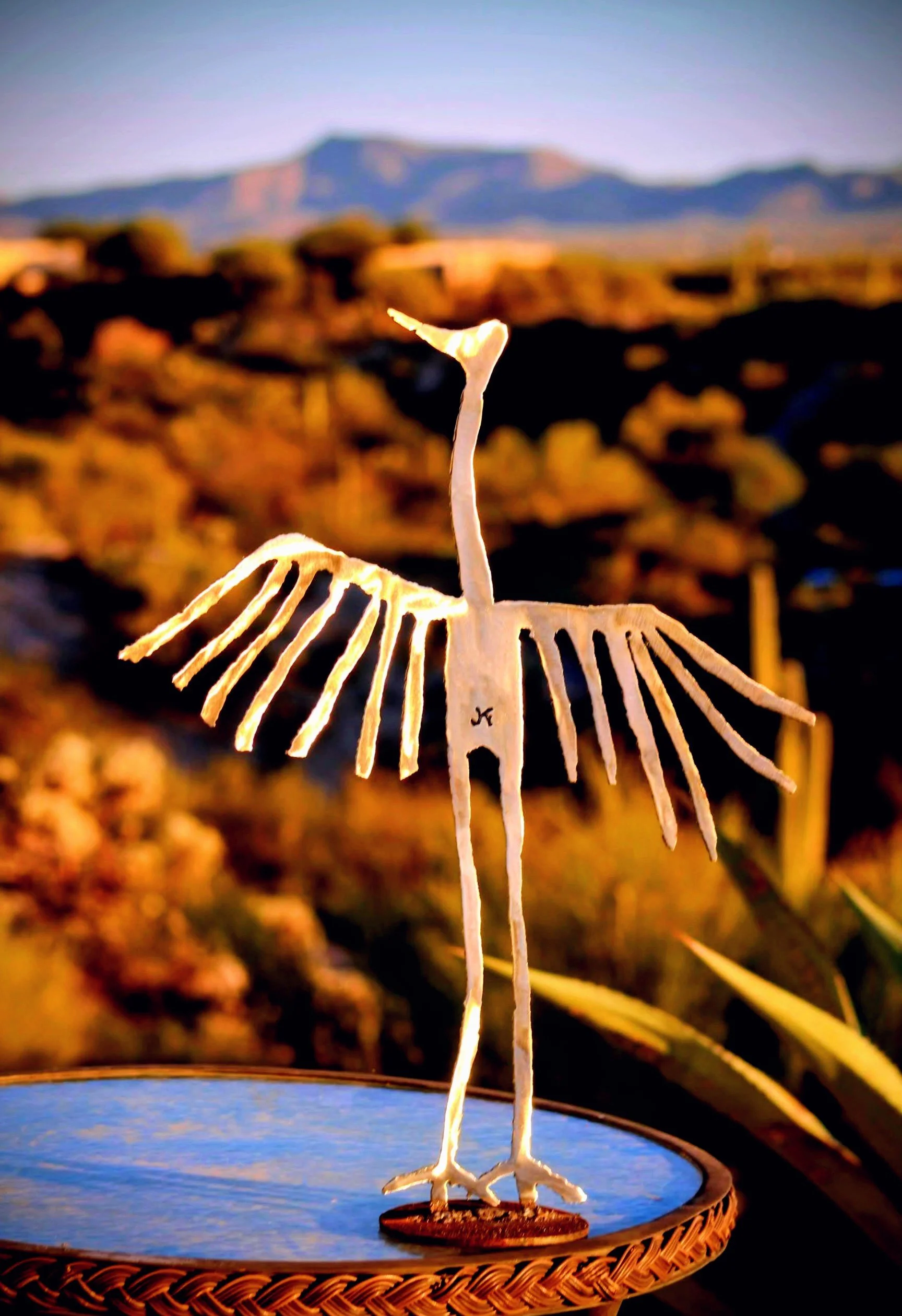 Silver Wings of Morning Sculpture