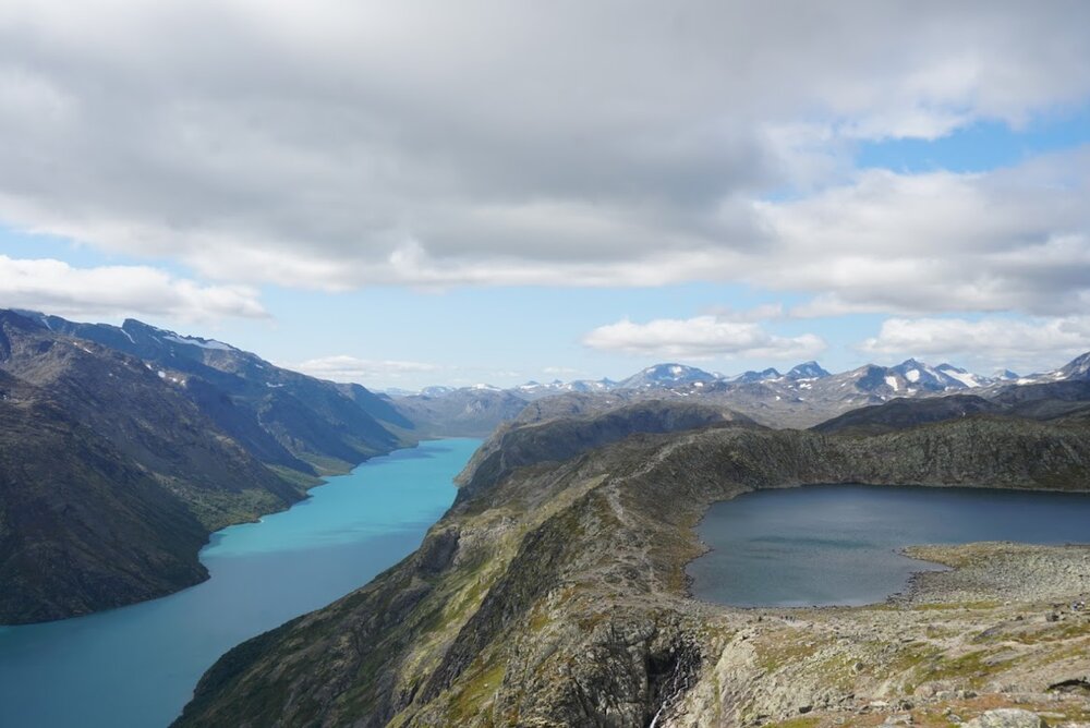 Besseggen hike in Jotenheimen National Park - gorgeous views