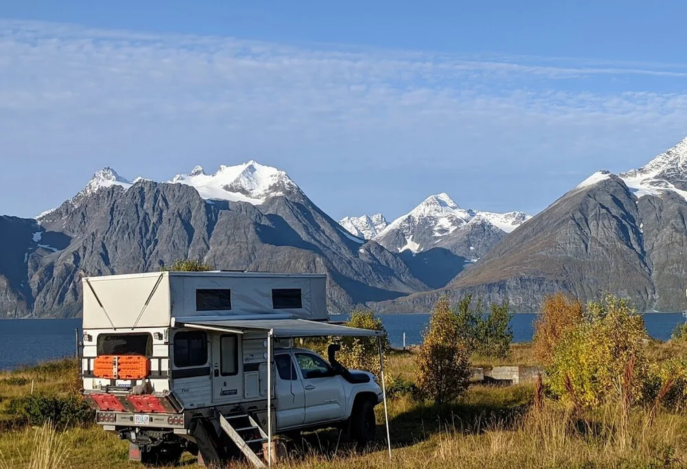 Private wild spot with a view of the Lyngen Alps