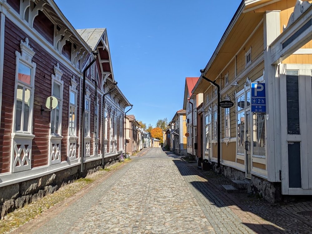 Rauma, medieval town structure with unique wooden architecture