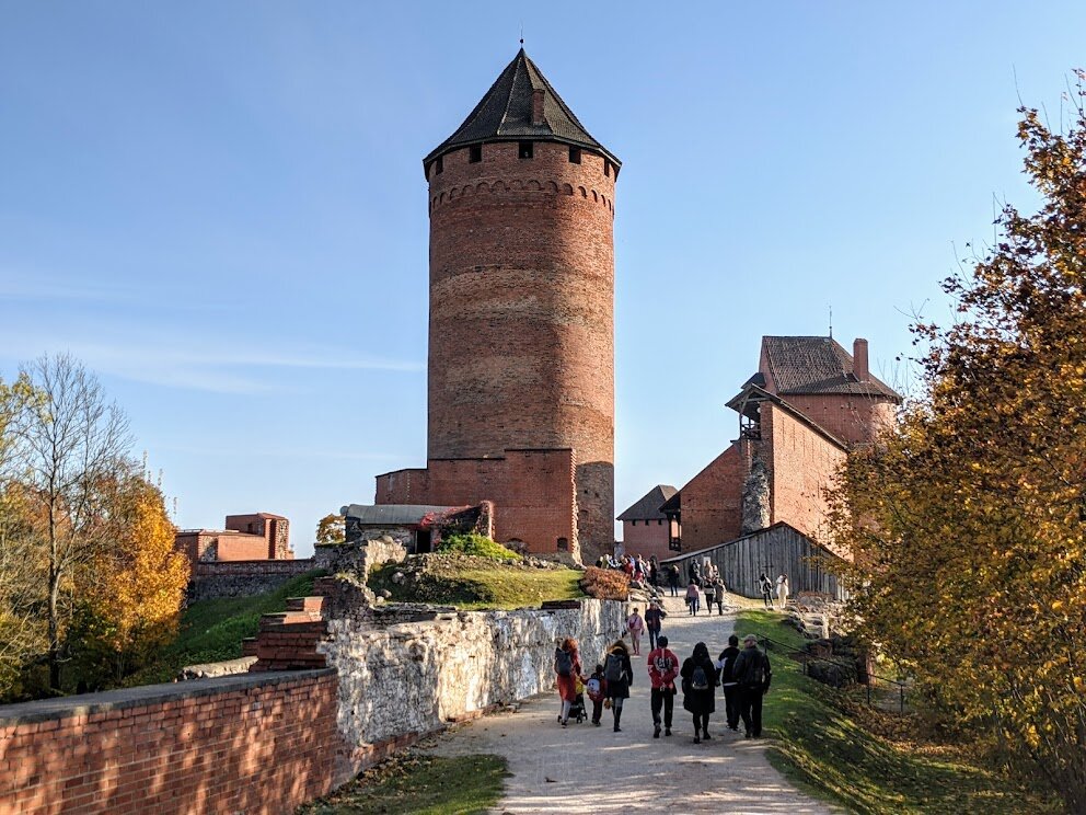 Rebuilt medieval castle in Sigulda. Not our favorite castle, but we were tired and over stimulated with people and sites.