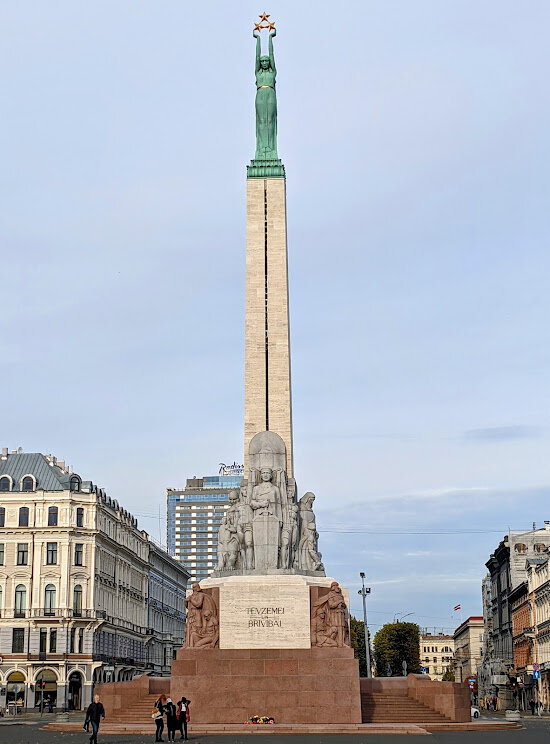 Freedom Monument in Riga, symbolizing Latvia’s hard won independence