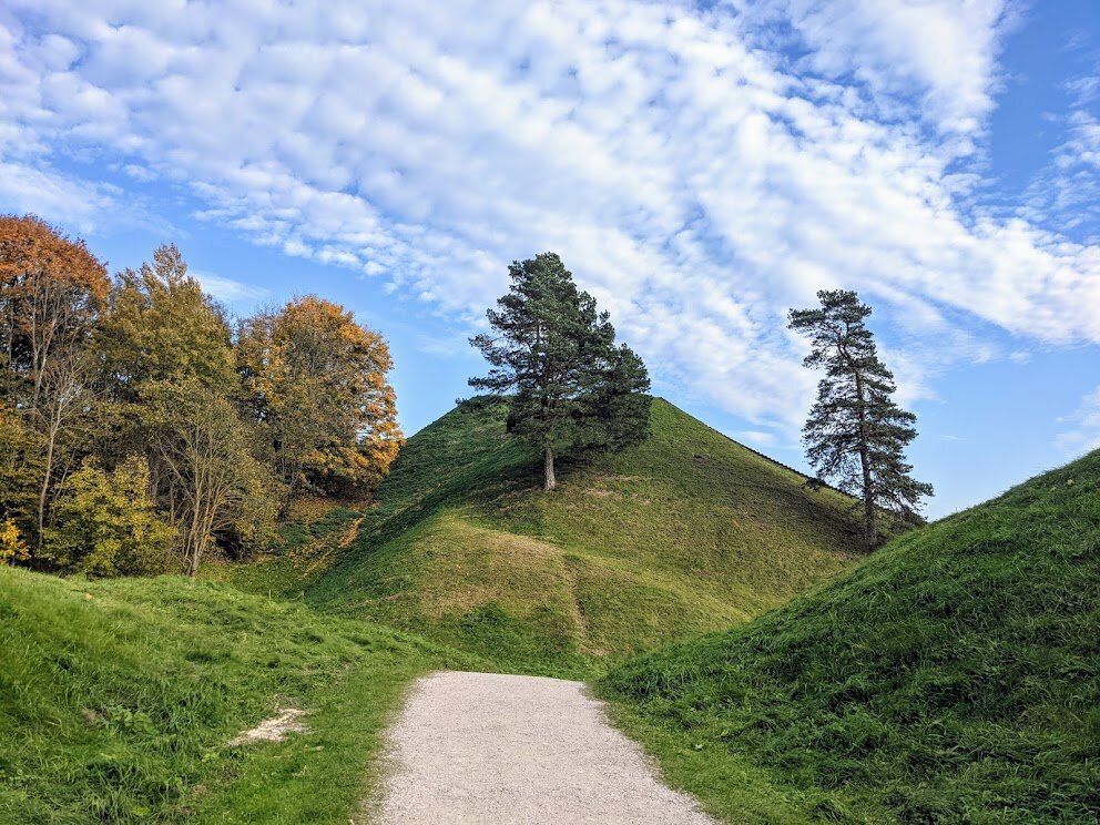 Castle mounds at Kernavė - impressive Unesco site
