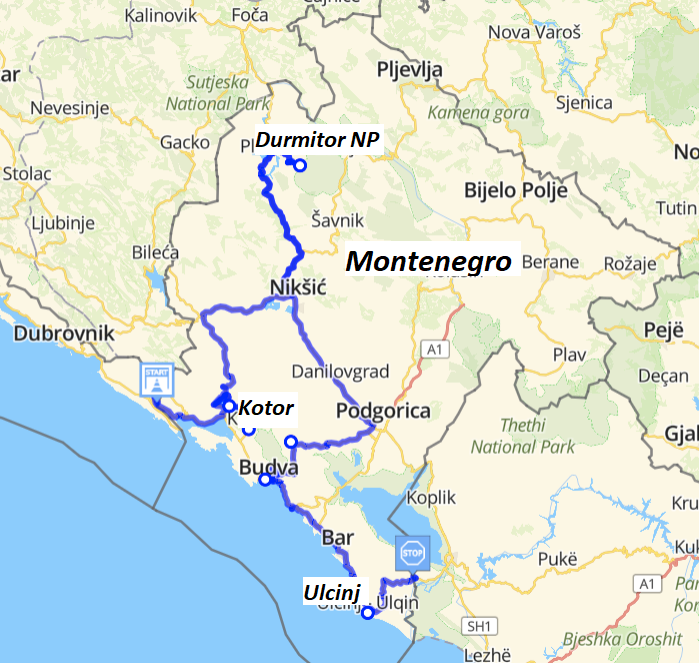 Montenegro+route.png