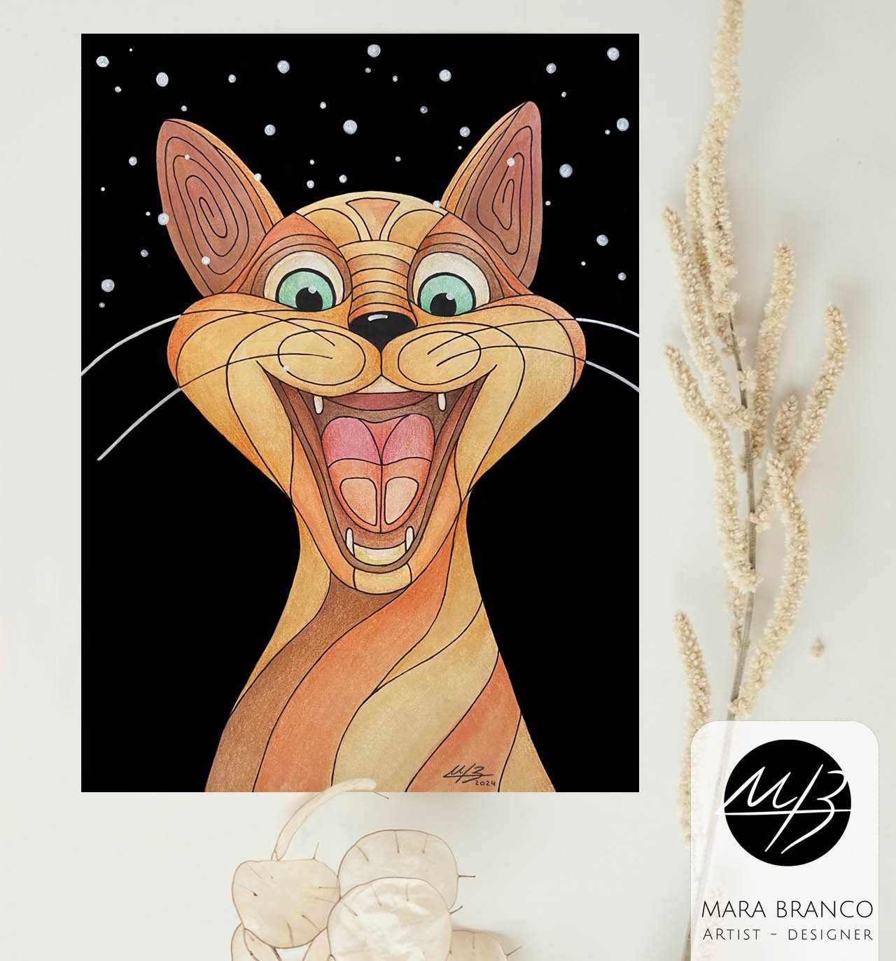 Whimsical Cat 2
