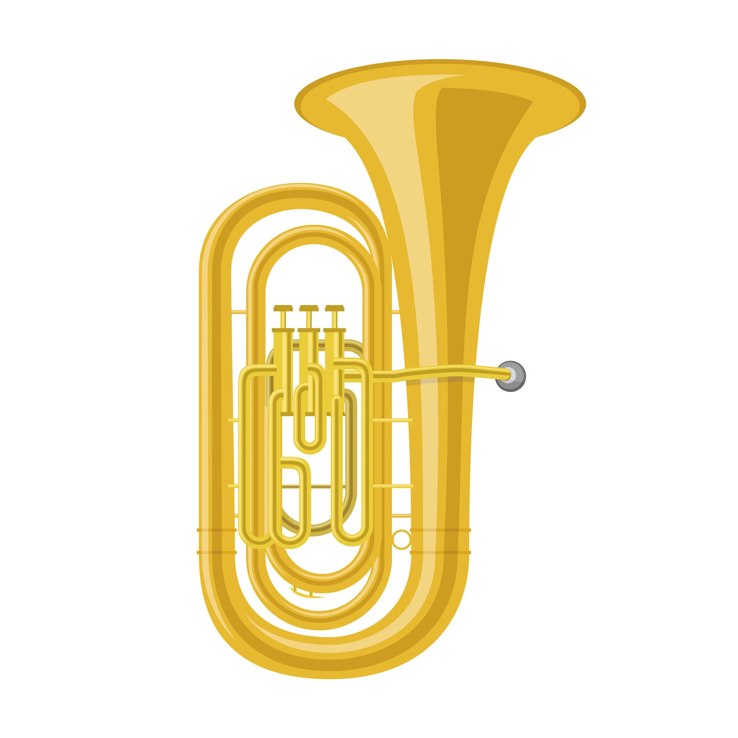TUBA:  The tuba is one of the lowest-sounding instruments in the whole orchestra.  Although the tuba doesn’t play many notes, every note it plays is vital. // TUBA: La tuba es uno de los instrumentos de sonido más grave de toda la orquesta. Aunque la