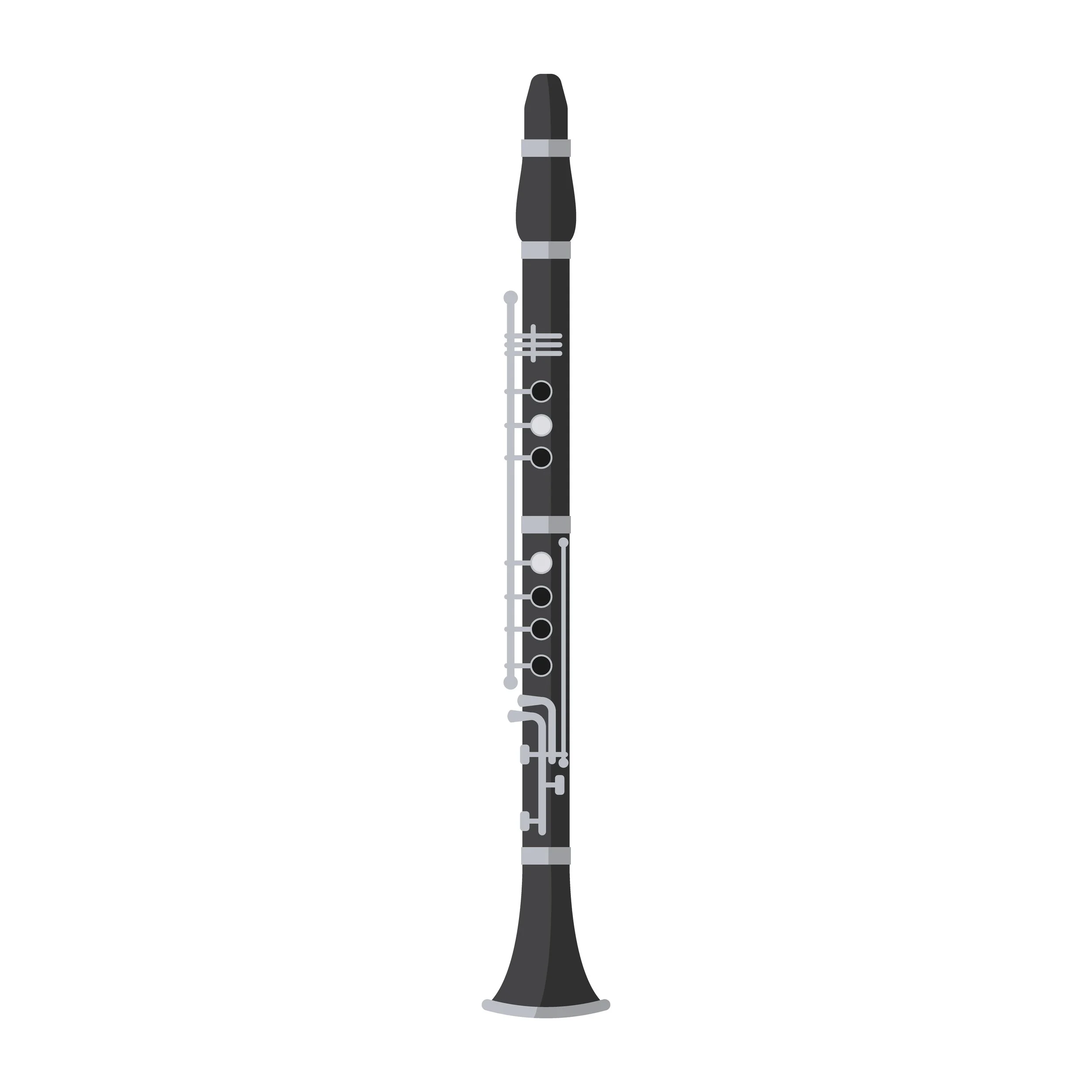 CLARINET: With a wide range of low and high notes at its disposal, the clarinet’s warm reedy sound makes it popular with players and audiences alike. // CLARINETE: Con una amplia variedad de notas graves y agudas a su disposición, el sonido cálido y 