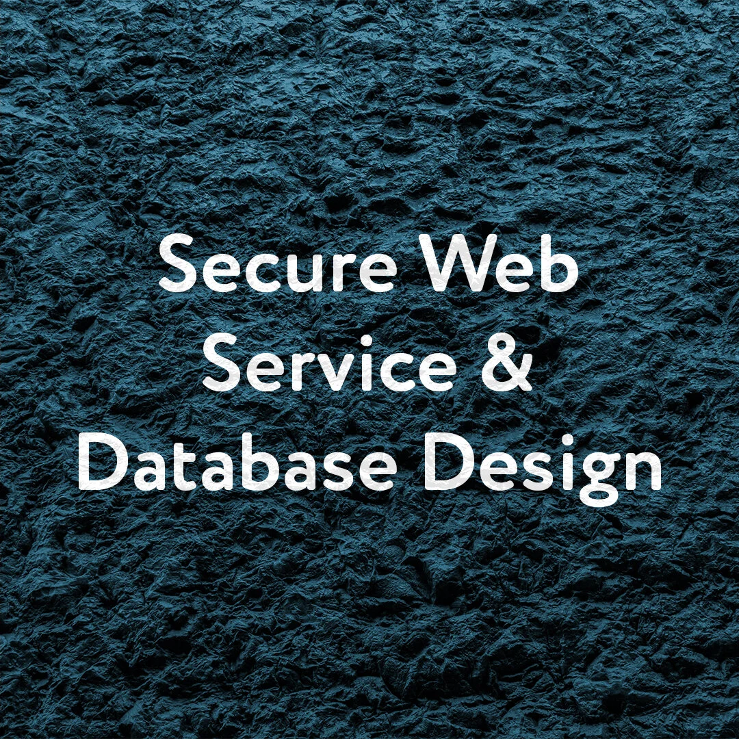 Secure Web Service and Database Design.jpg