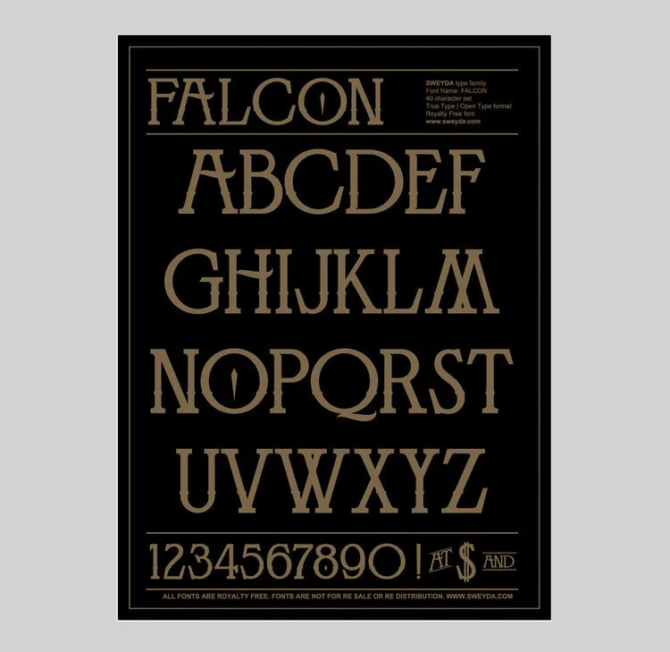 FALCON FONT