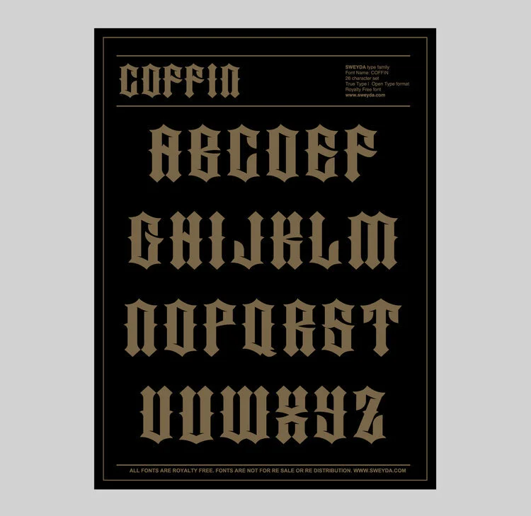 COFFIN FONT
