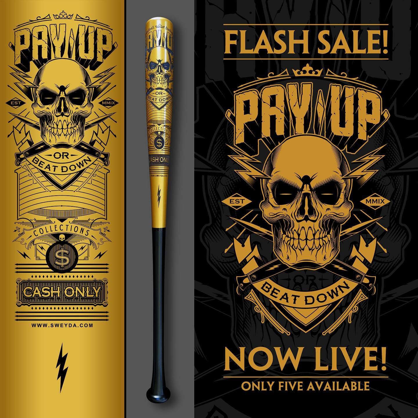 FLASH SALE! Pay up or beat down bats! Just five up for grabs. I know you&rsquo;ve been asking so&hellip;. First come first served!