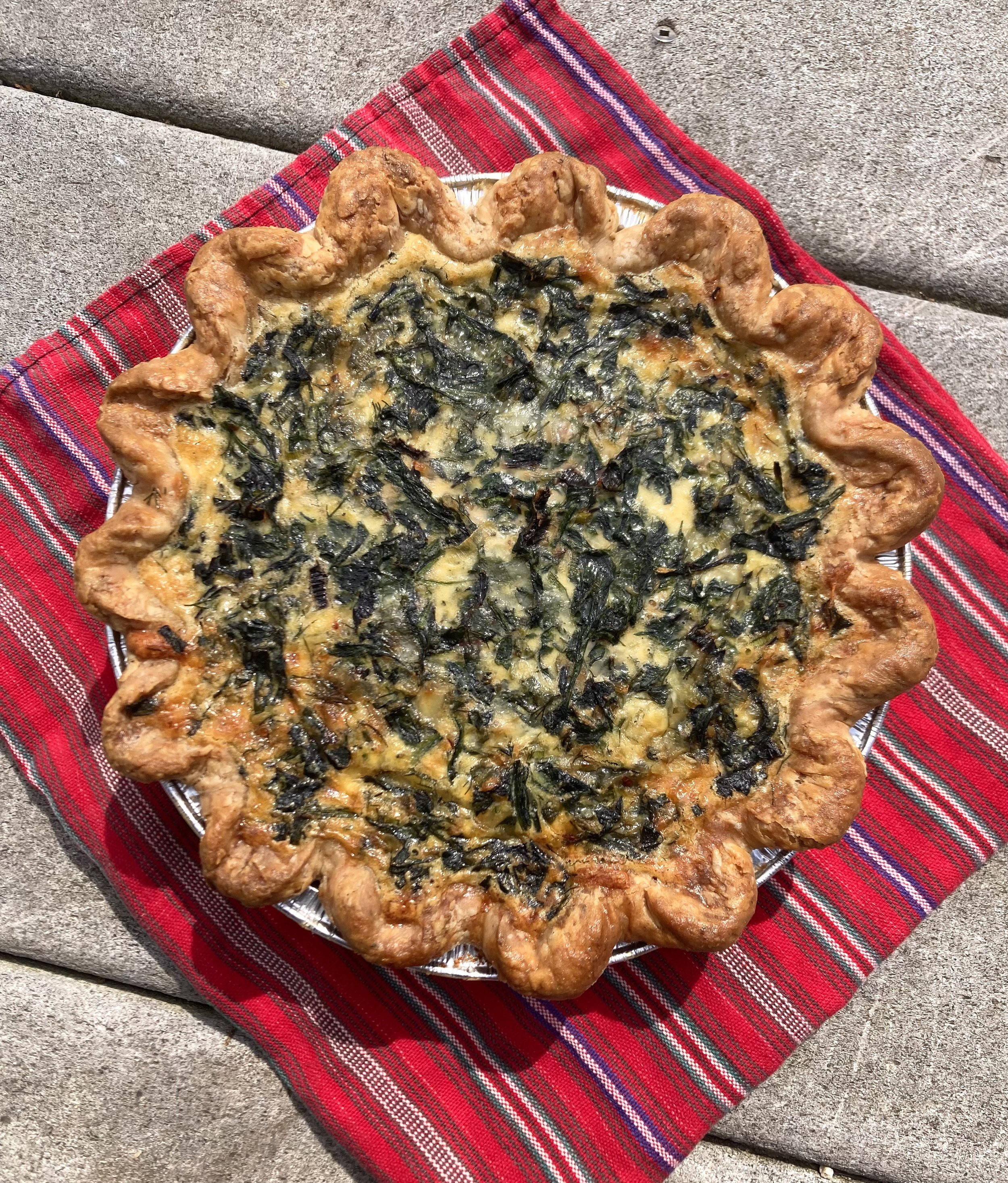 Spring Onion Quiche