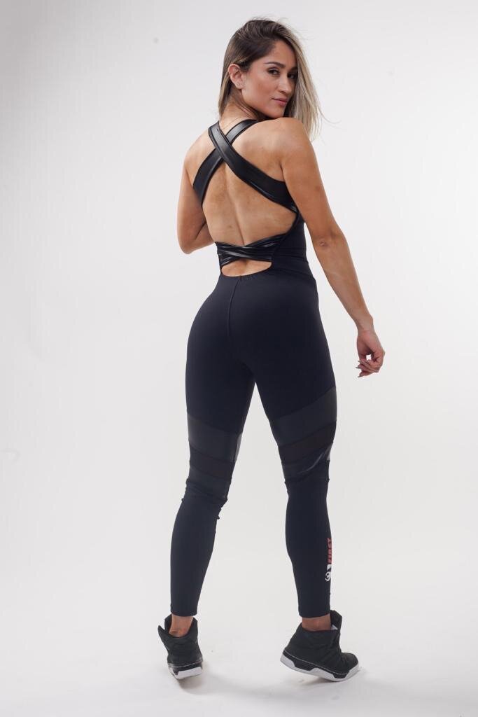 Women's Jumpsuit black rear