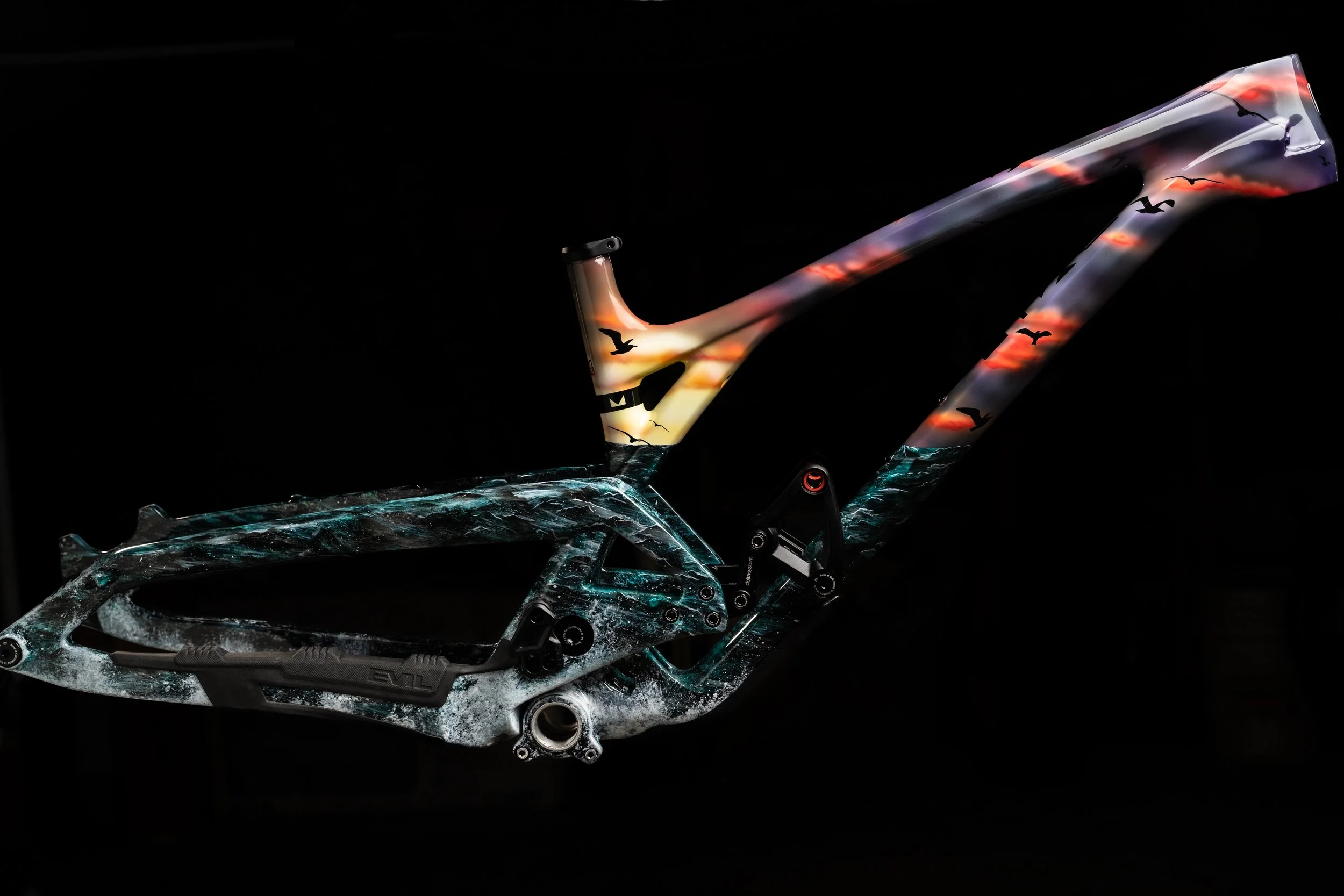 Mtb Custom Bicycle Paint Jobs Downhill Bike Custom Paint Job