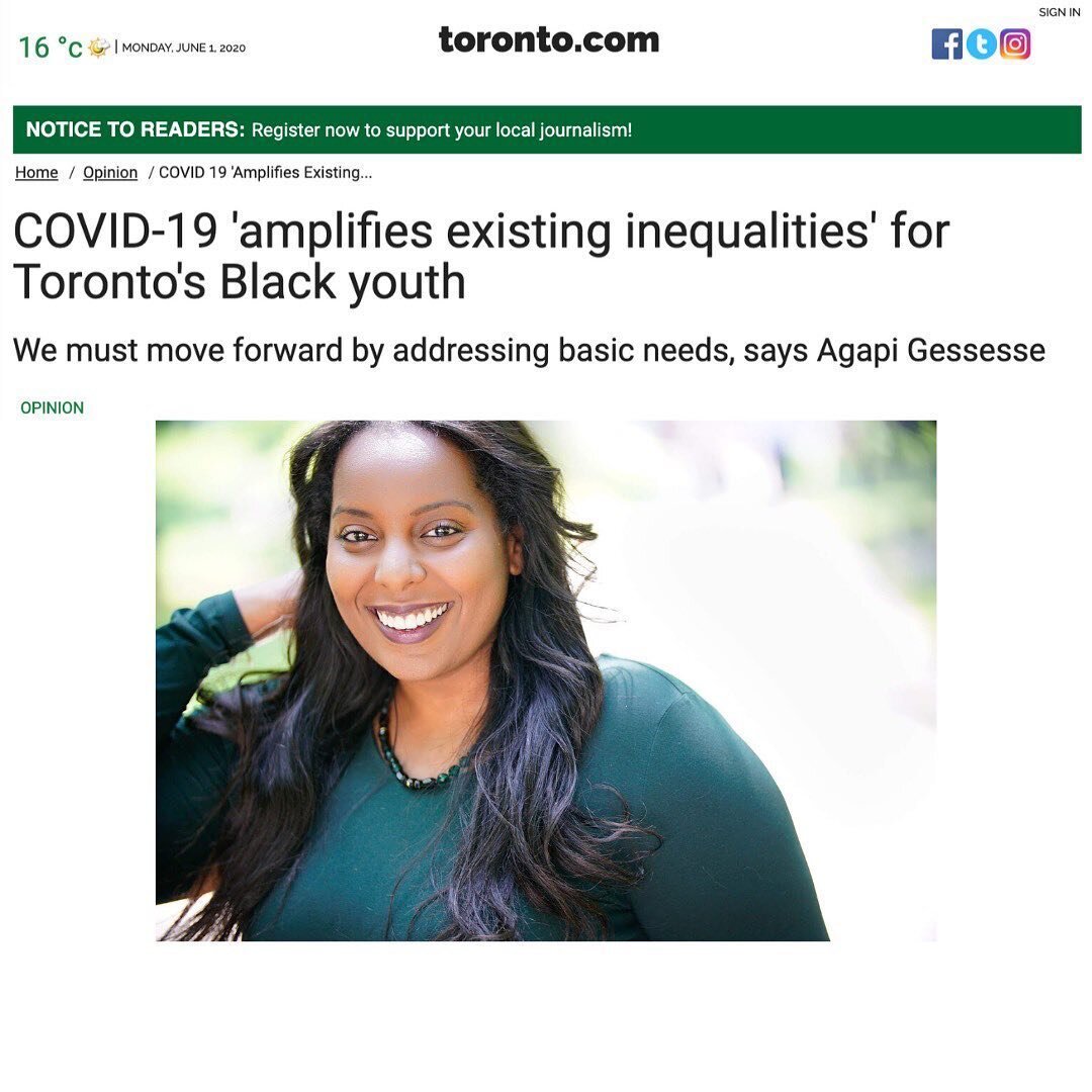 I wrote this opinion piece for @torontodotcom a few weeks ago before the world broke out in outrage about the work we are doing @ceetoronto...it&rsquo;s even more relevant today to understand that the pandemic is not over and the effects of it on our