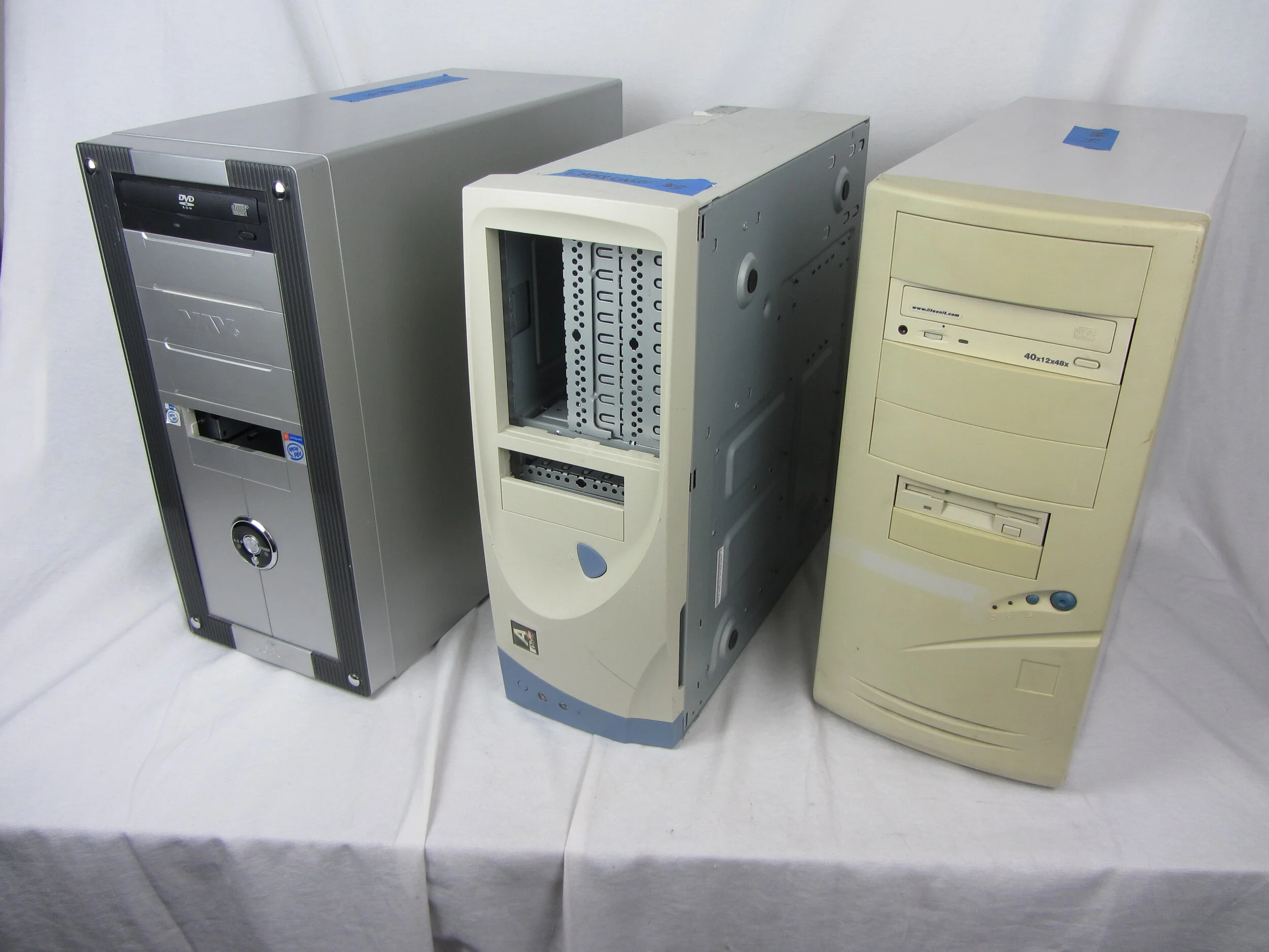Retro Computer cases (randomly selected) — Free Geek Twin Cities