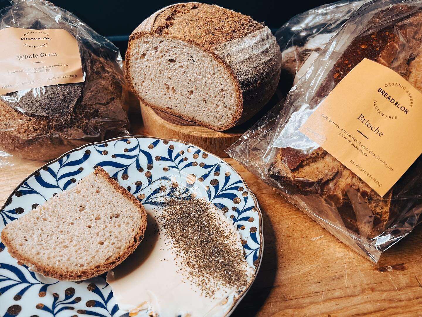 Producers! Now proudly serving @breadblok amazing gluten free breads along with the fantastic @bubandgrandmasbread gluten-full. If you wish to have some or all g.f., let us know in advance.