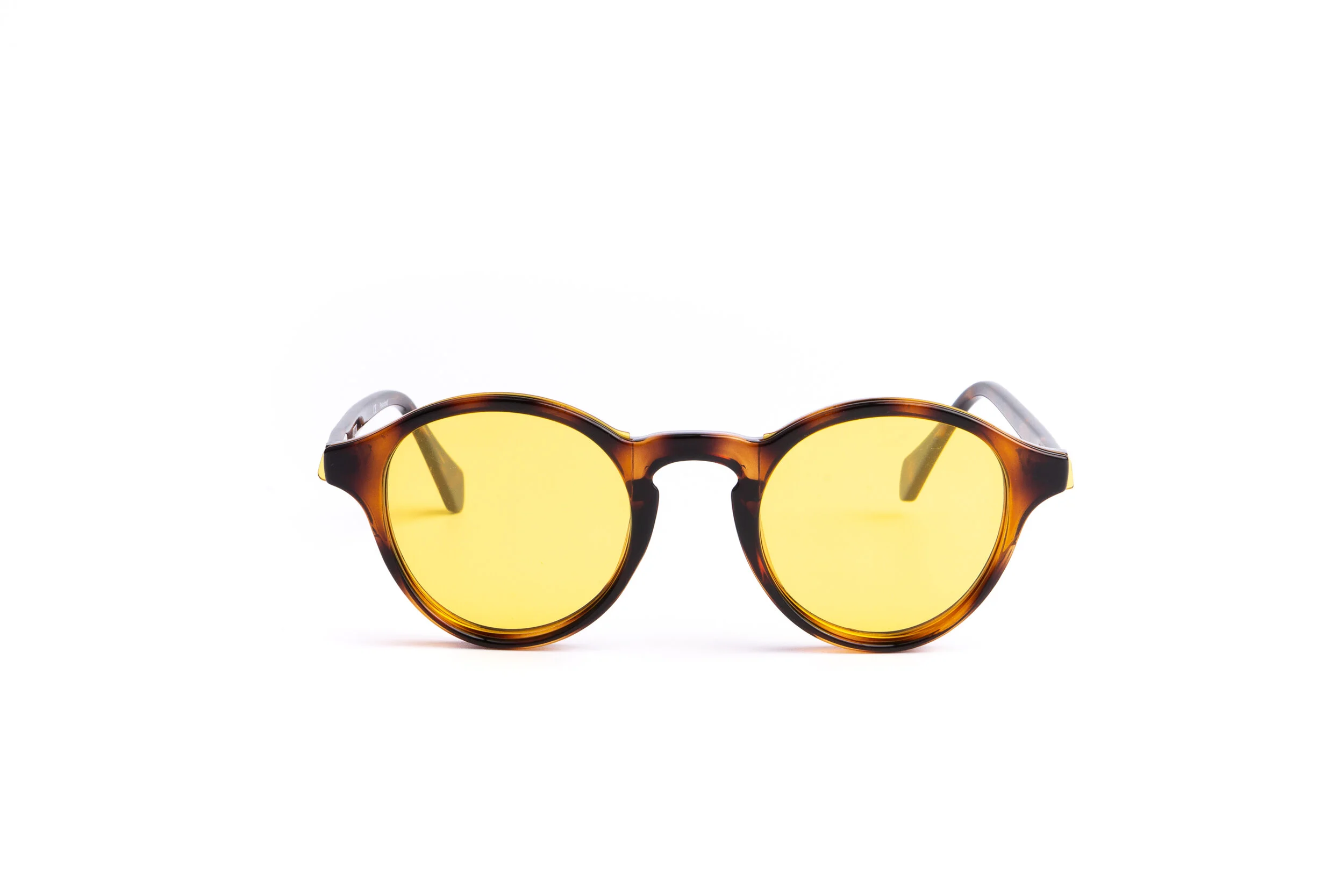 CÍRCULO - TORTOISE yellow lens front
