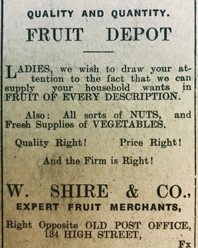 Our very first advertisement in Dannevirke&rsquo;s Evening Standard! 📰 19 December, 1922
.
.
.
#dannevirke #dannevirkenews #hawkesbay #manawatu #tararua #fruit #vege #1922 #newzealand