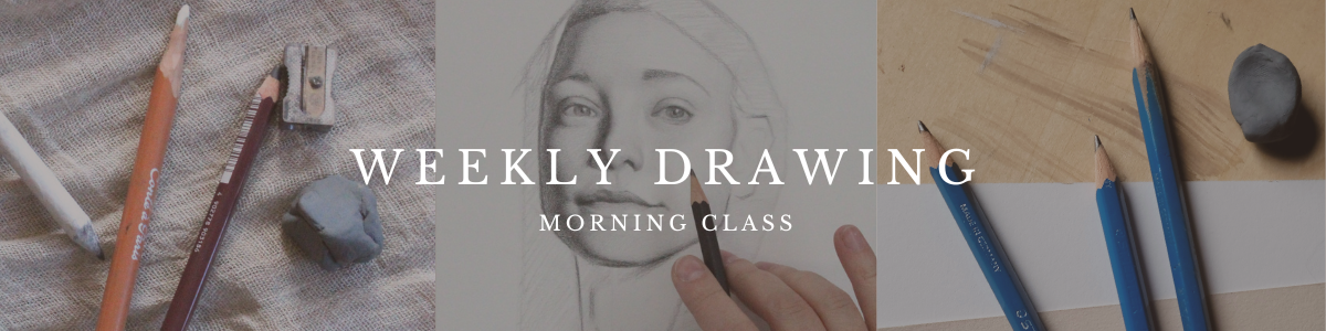 Weekly Drawing Class - 4 weeks, Friday or Saturday Mornings, 10 AM - 12 PM