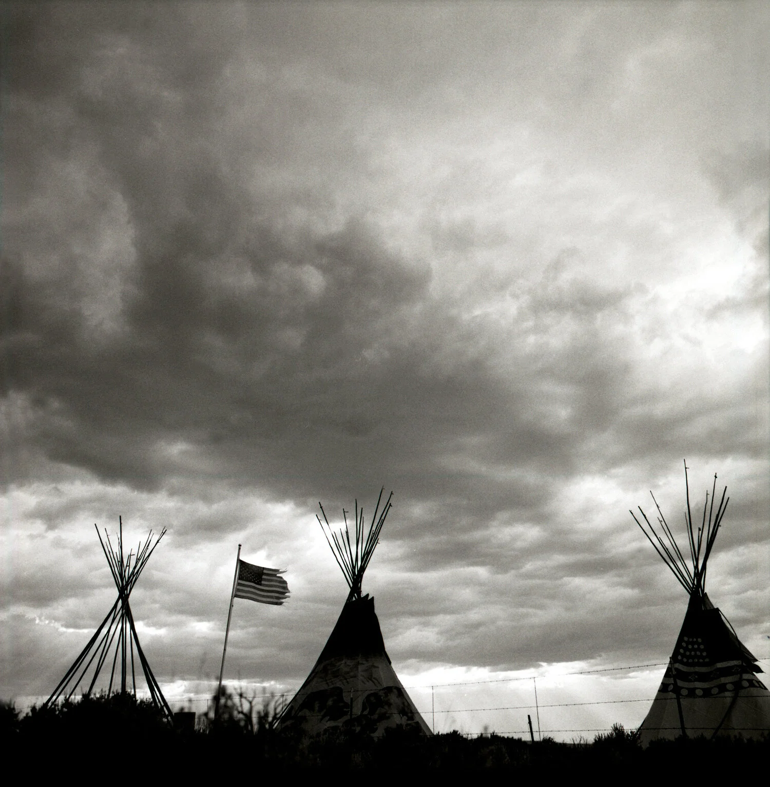 Tee Pees, New Mexico by Jock McDonald