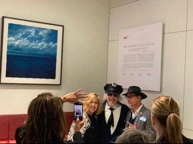 Opening of Installation at San Francisco International Airport by Jock McDonald