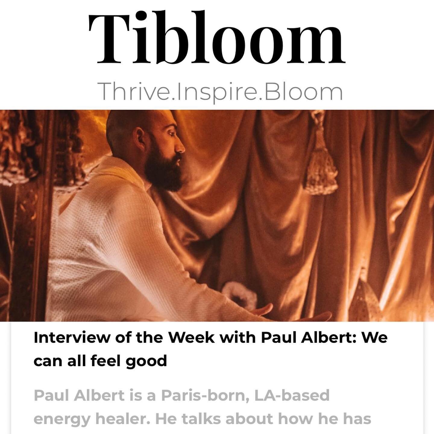 Interview Of The Week With Paul Albert @paulspendulum 
https://tibloom.com/interview-of-the-week/interview-of-the-week-with-paul-albert-we-can-all-feel-good/

#energyhealing #energyhealer #energy #feelgood #universalenergy