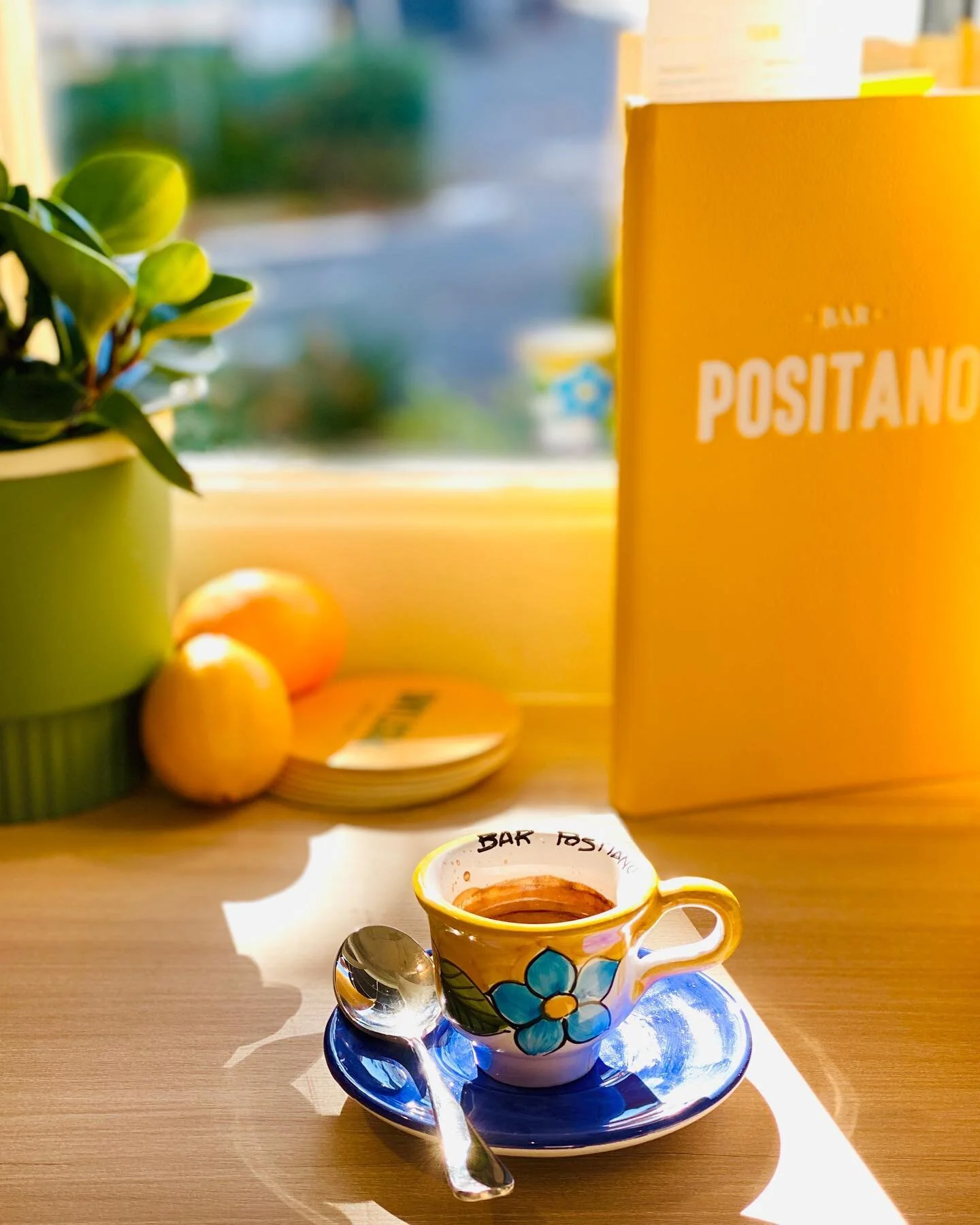 Come in for a morning espresso!