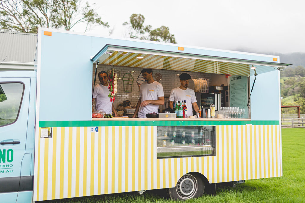 Bar Positano has a food truck which travels to various locations across