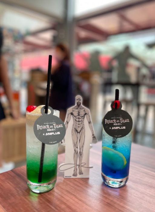 Jean (green) &amp; Mikasa (blue)