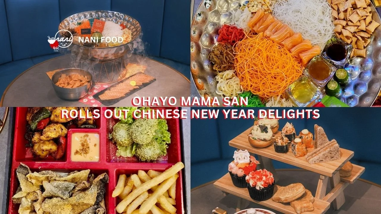 Ohayo Mama San Rolls Out Chinese New Year Delights- Heavenly Cloud Yusheng, 1-For-1 Sushi HDB Rolls And More