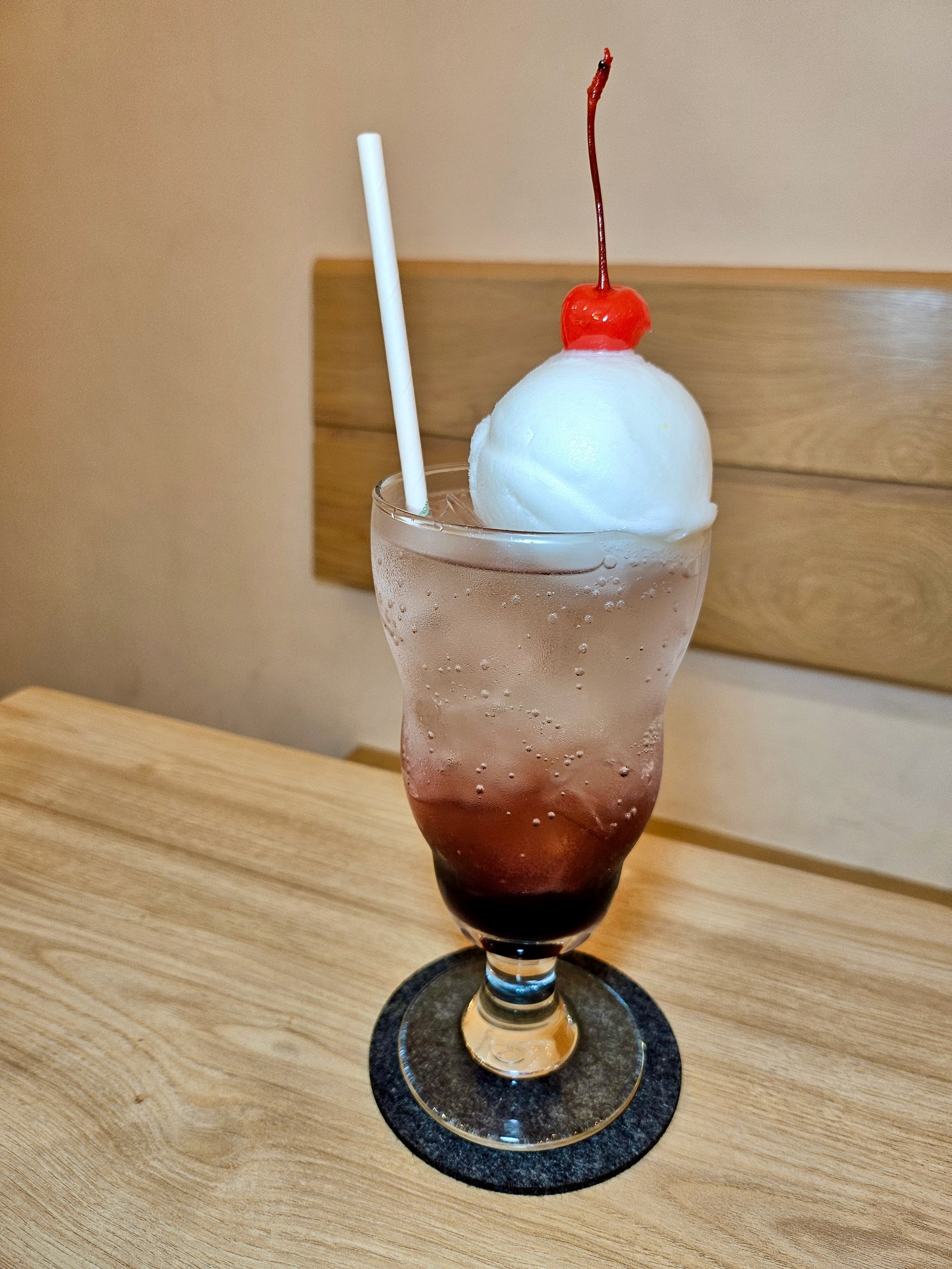 Kyoho Grape Japanese Soda Float ($9.50)