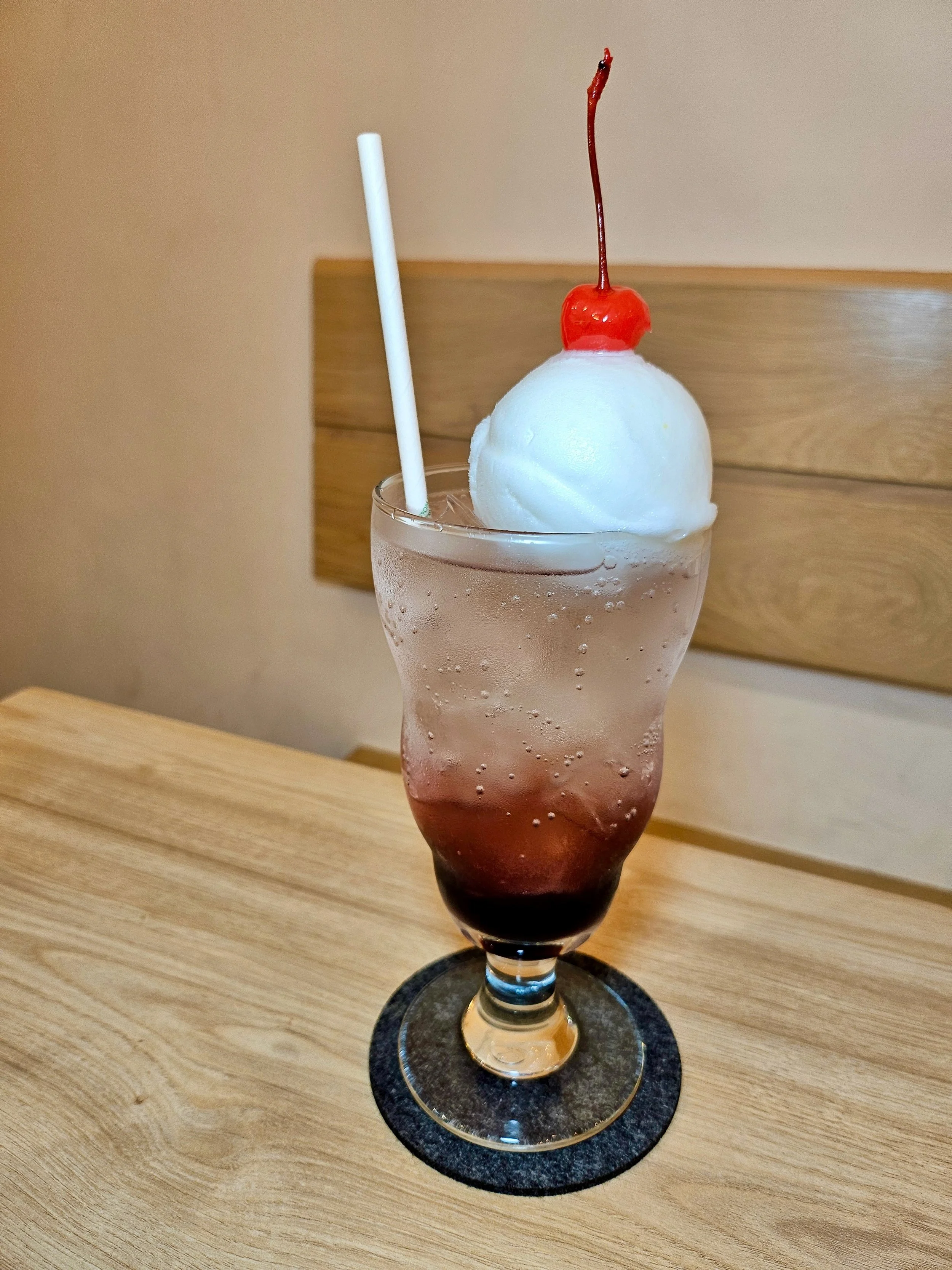 Kyoho Grape Japanese Soda Float ($9.50)