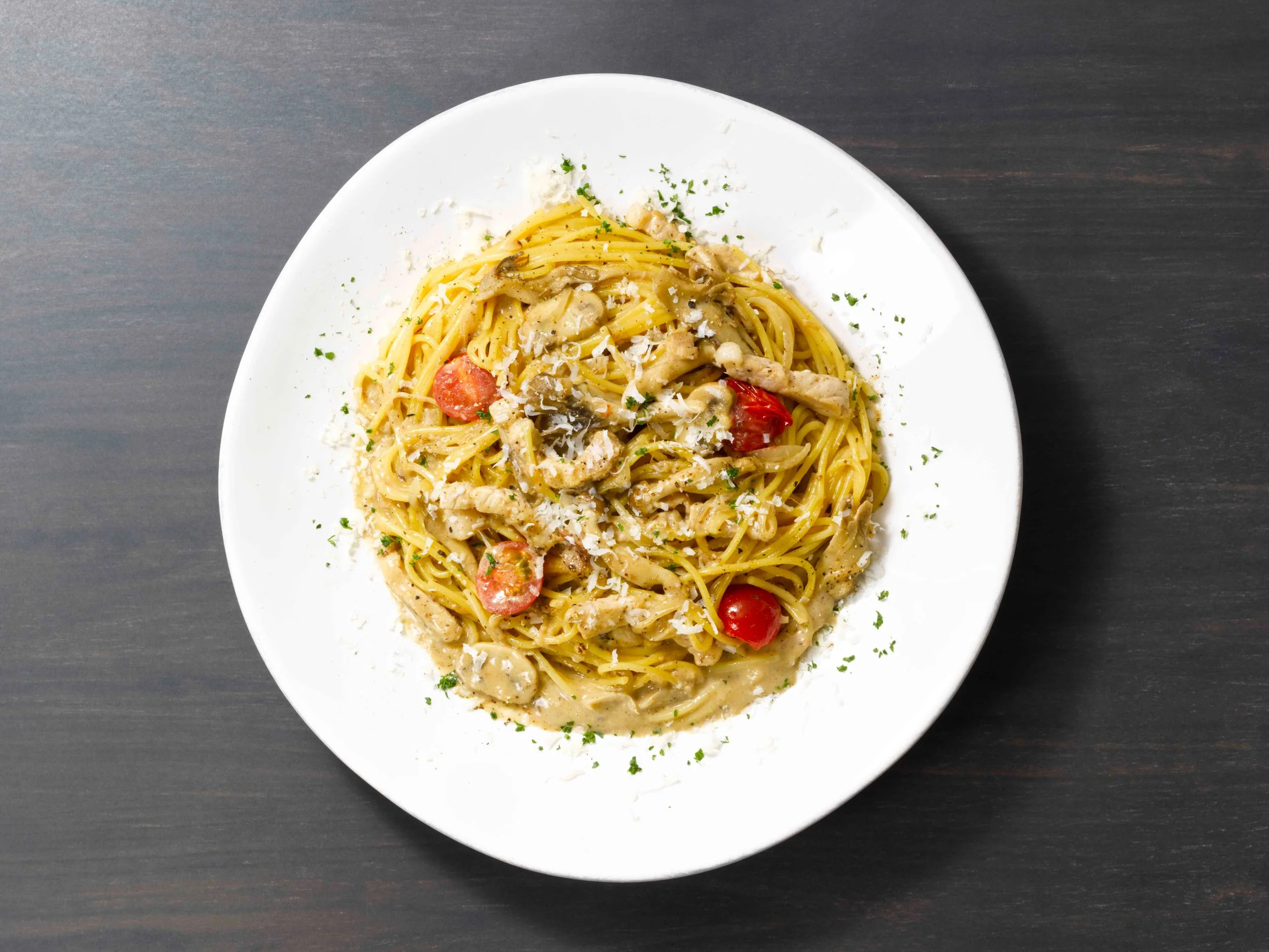 Mushroom and Porcini Cream Sauce Pasta