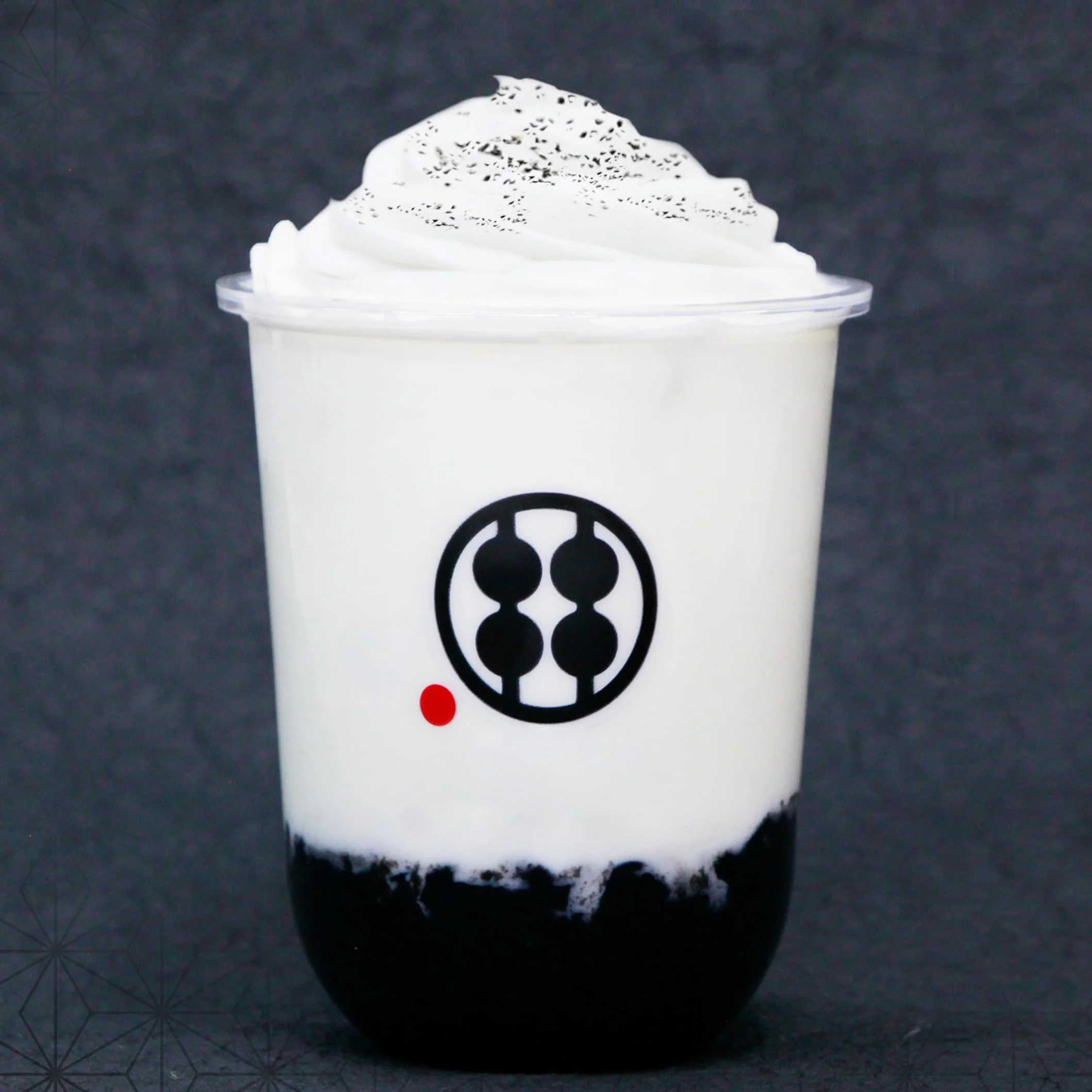 Black Sesame Milk Warabimochi Drink