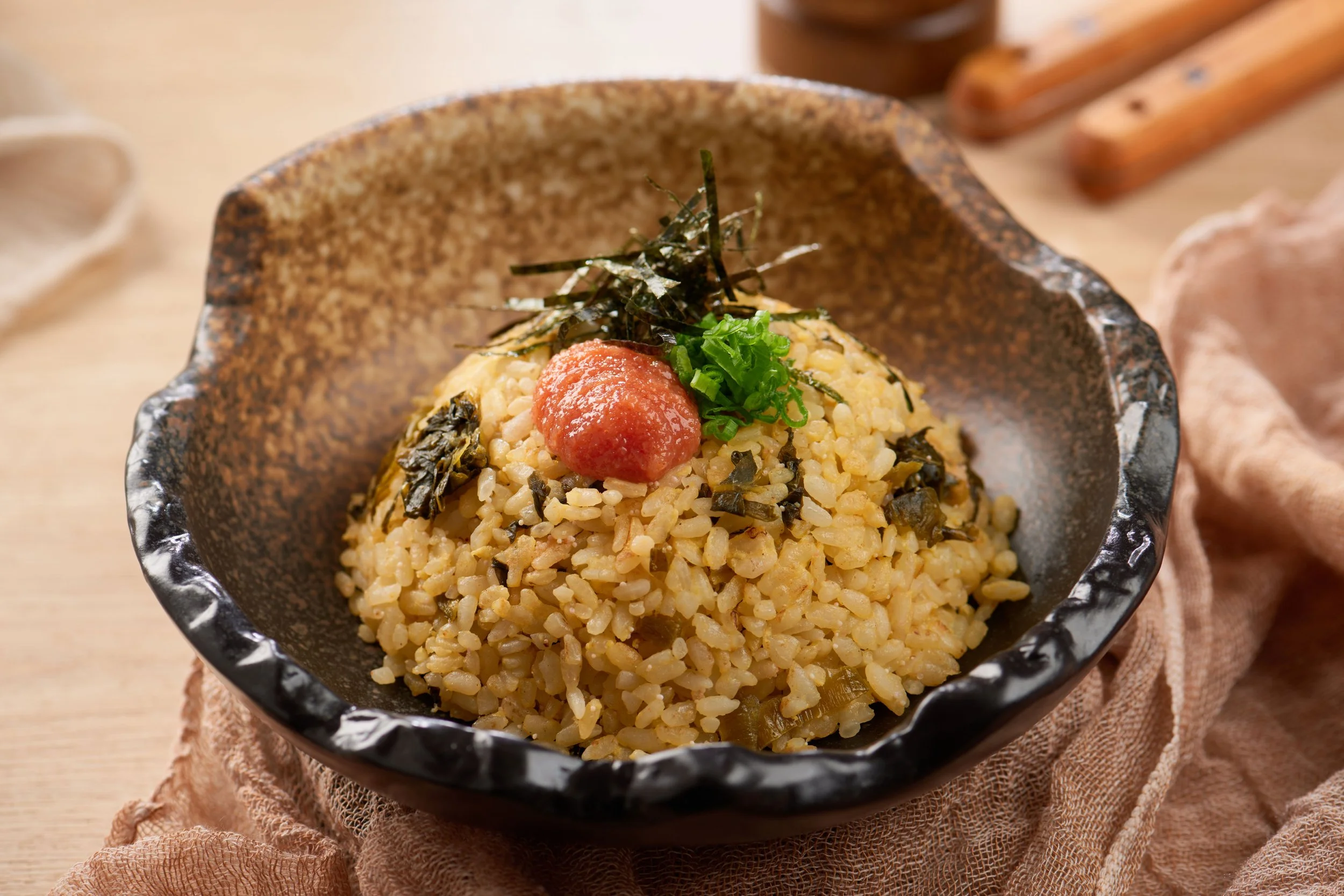 Mentaiko Takana Fried Rice