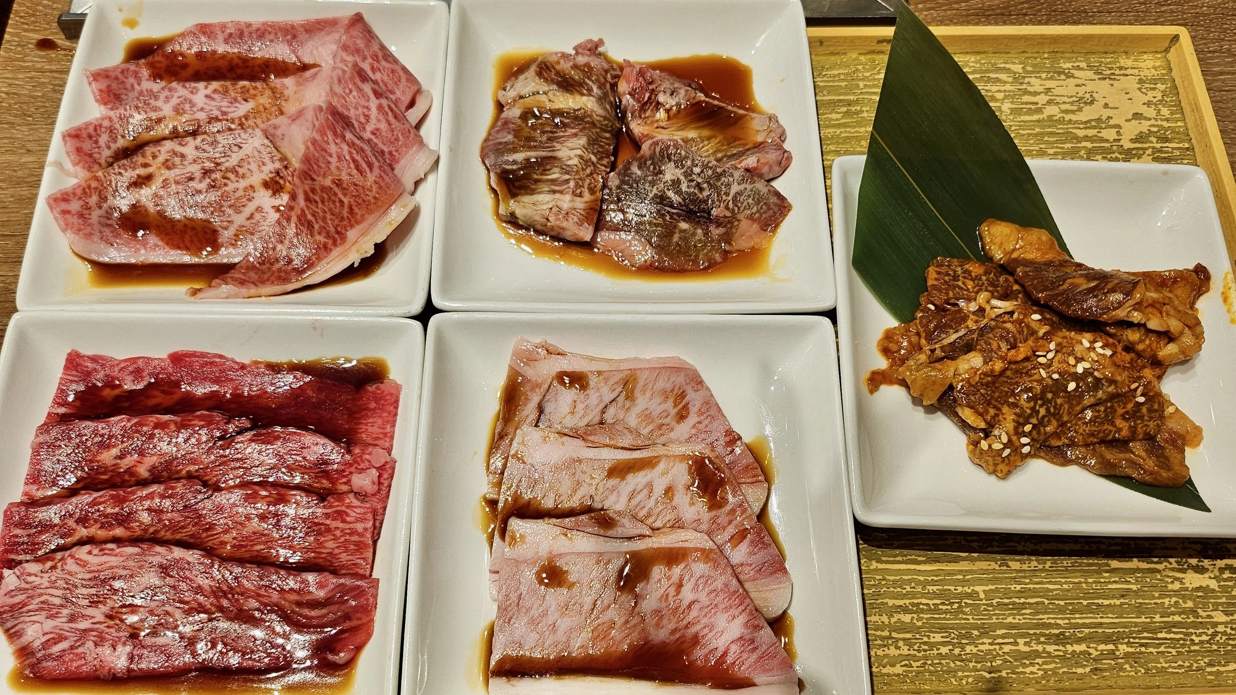 À la carte A5 Miyazaki Wagyu Cuts