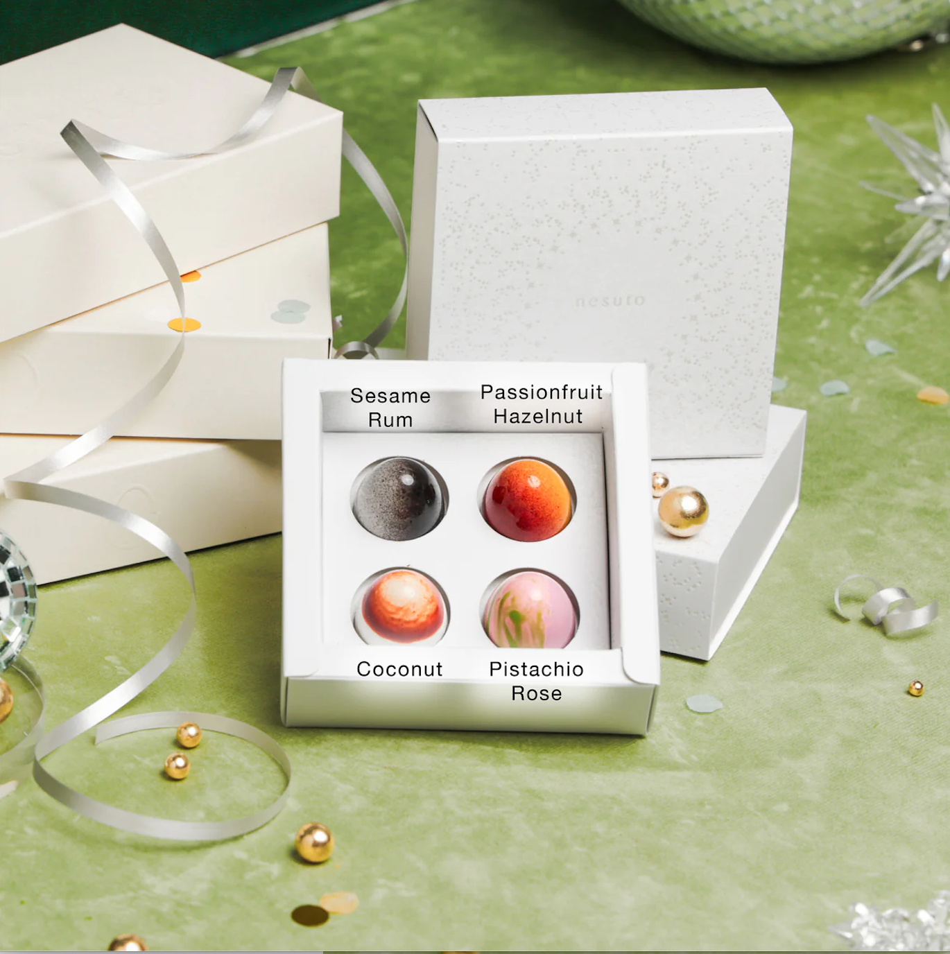 4-piece Chocolate Bon Bon Set 