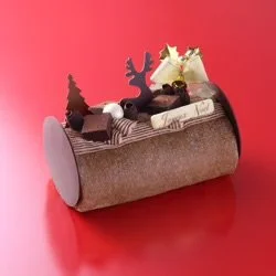 Christmas Chocolate Log Cake