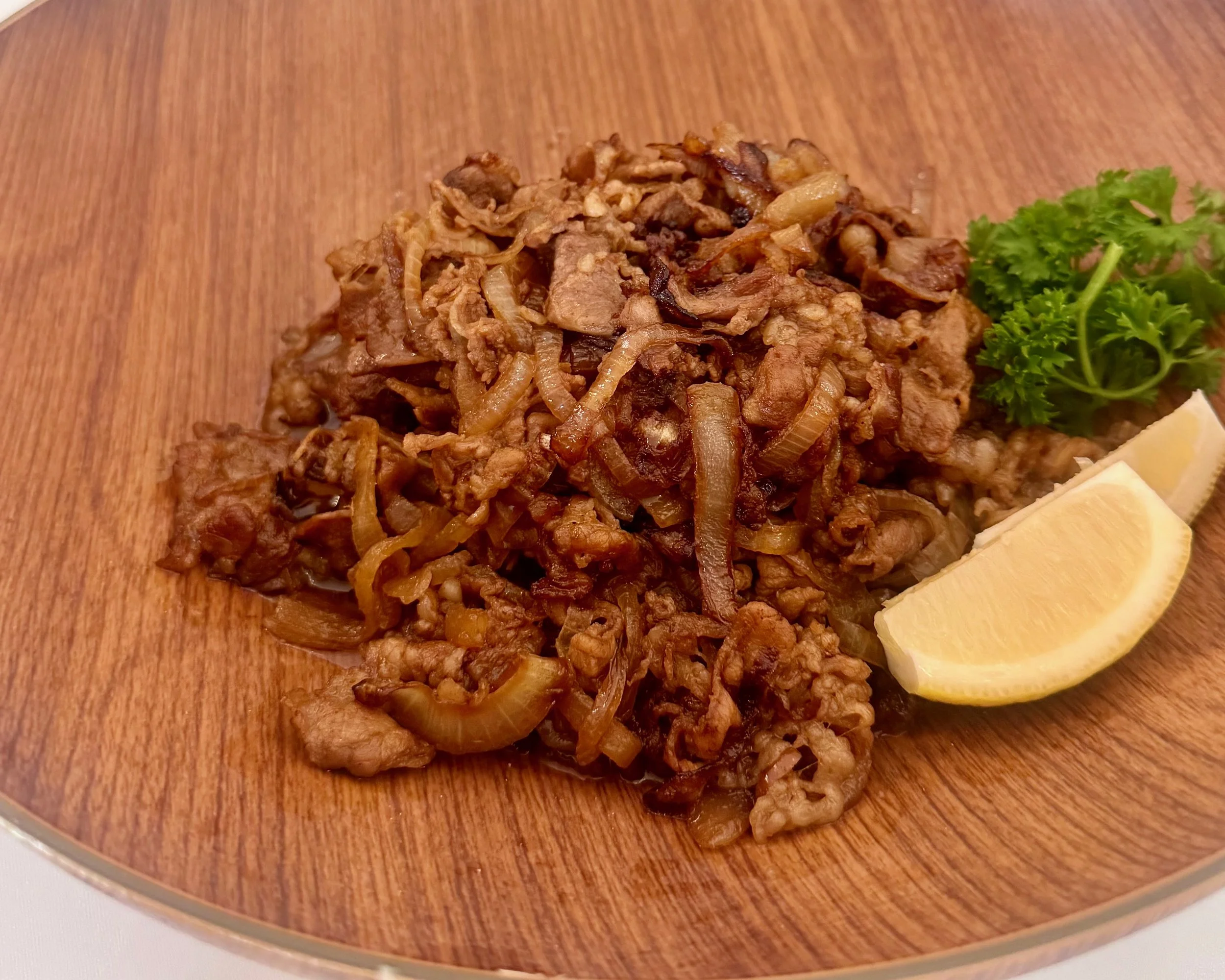 Barayaki (Fried Beef with Onion)