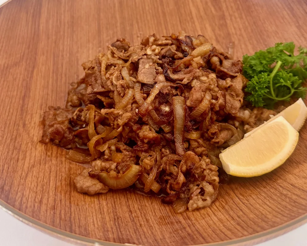 Barayaki (Fried Beef with Onion)
