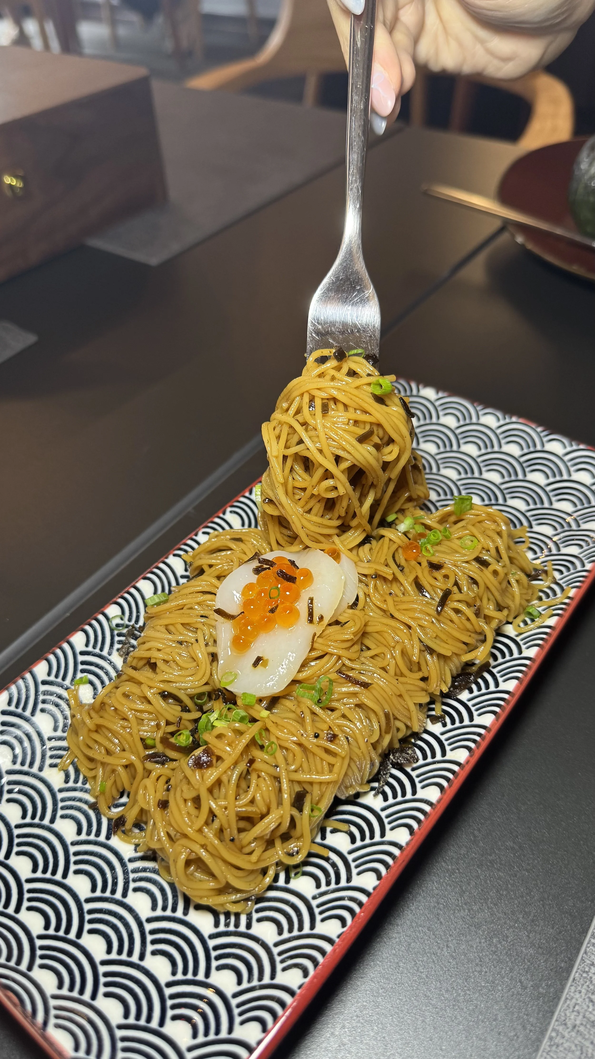 Chilled Somen with Scallop 