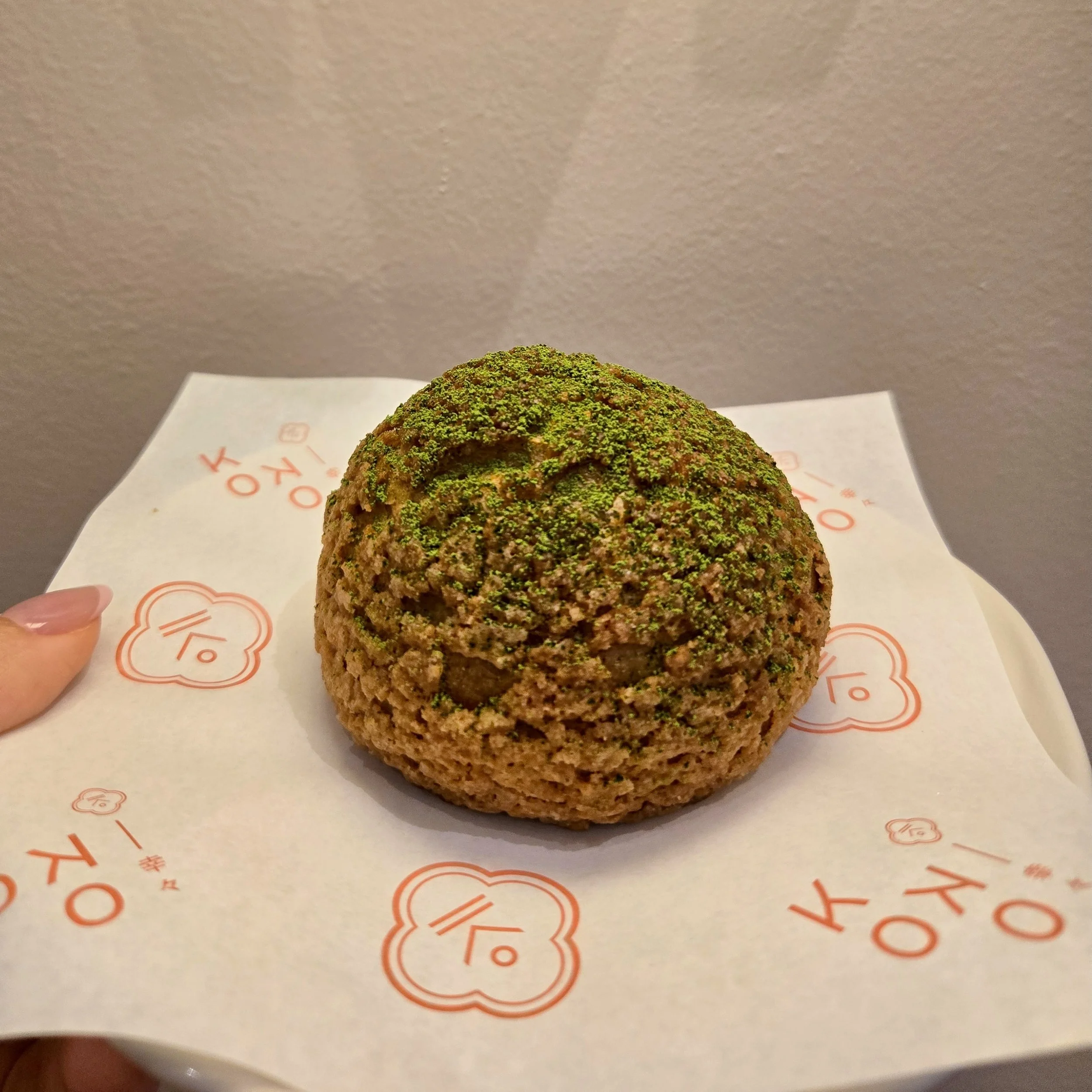 Matcha Choux Puff