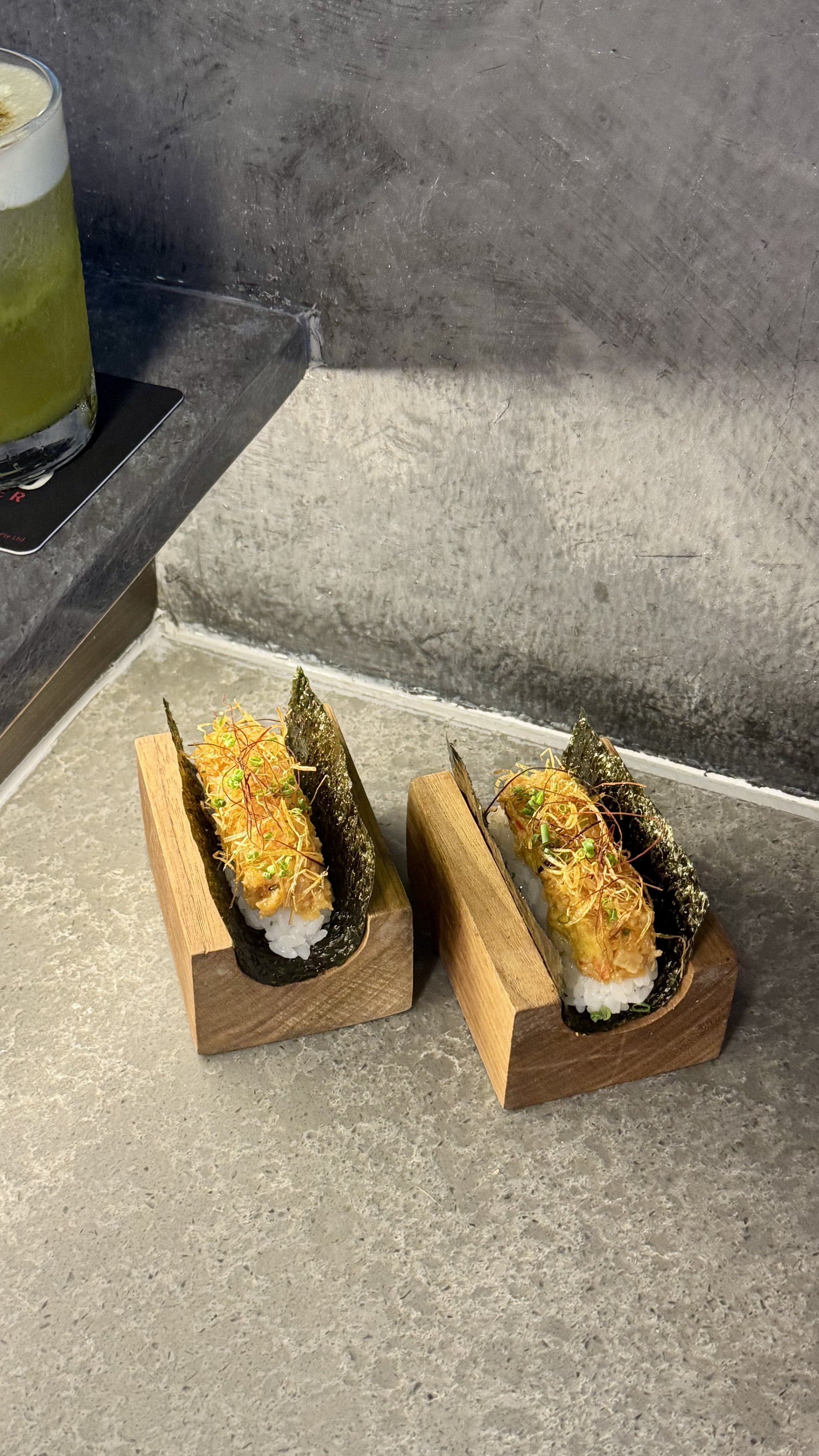 Spicy Toro and Iburigakko Roll